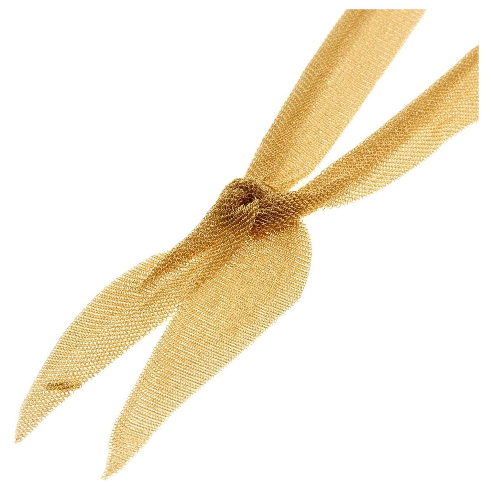 Tiffany Co Tiffany Mesh Scarf Necklace in 18K Yellow Gold ref