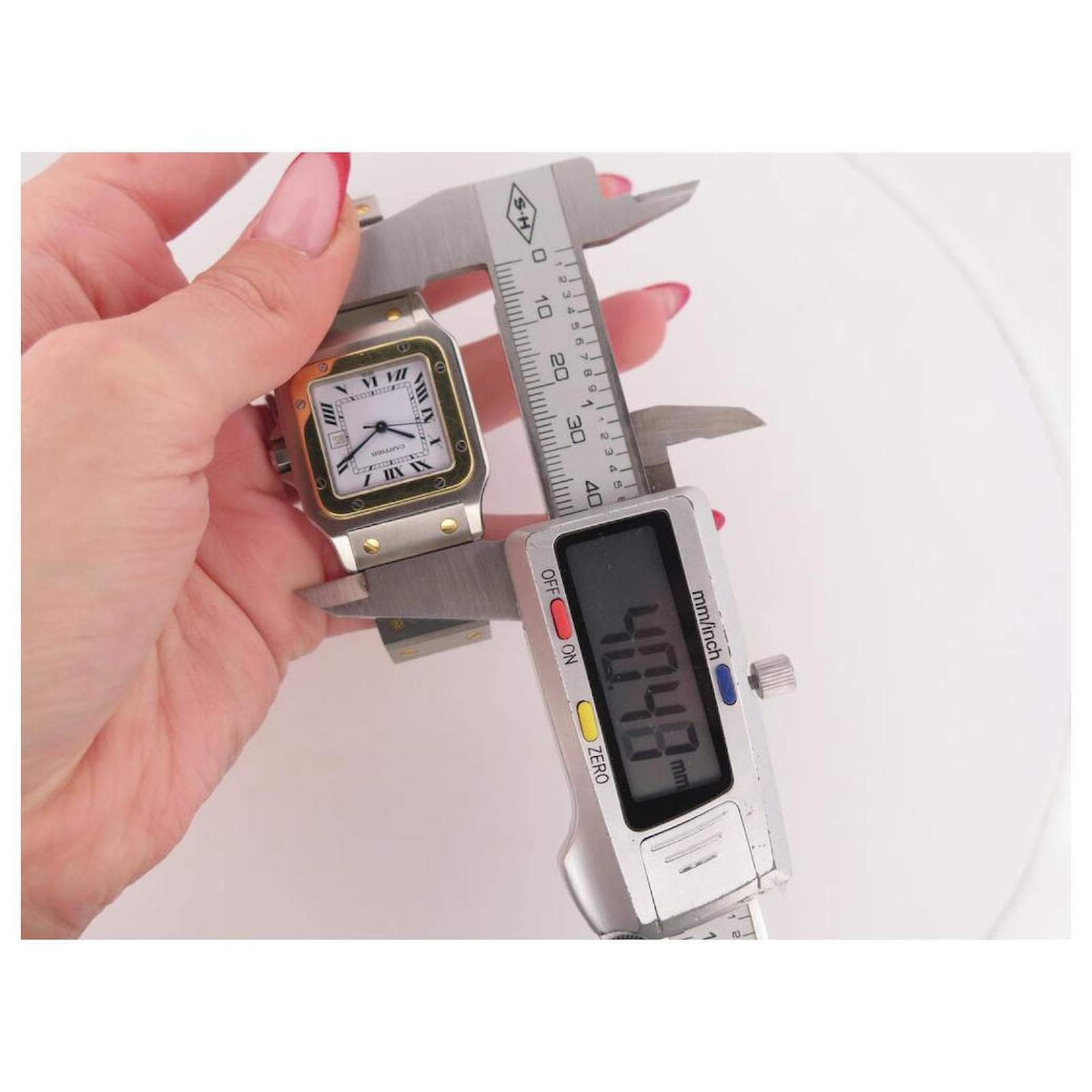 VINTAGE CARTIER SANTOS CARRE GM 1172961 29 MM AUTOMATIC WATCH ref