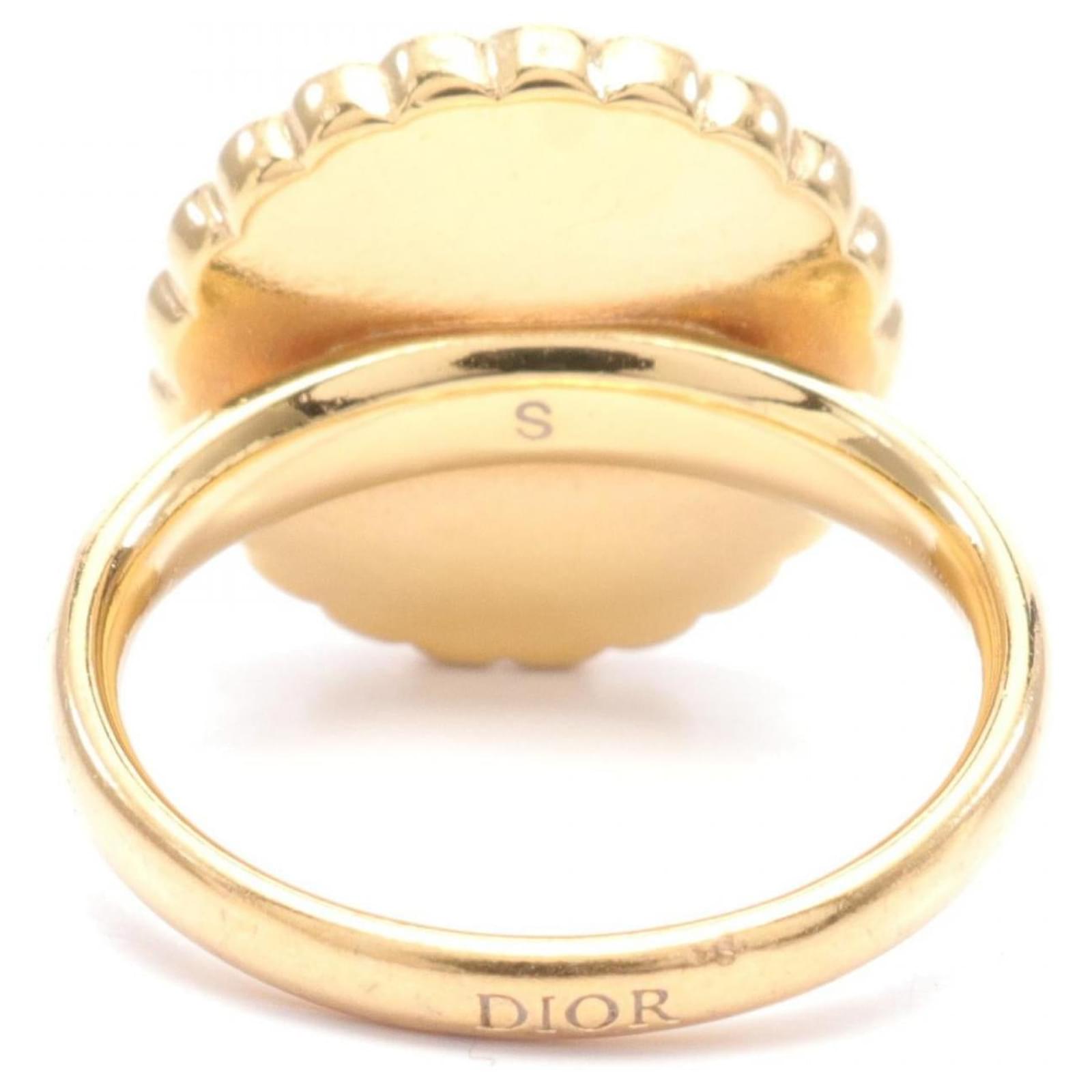 ★国内発送★即納！【Dior ディオール】Petit CD Baroque リング Dior ♡ Petit CD Baroque スタッド リング 指輪 S 新品 - メルカリ
