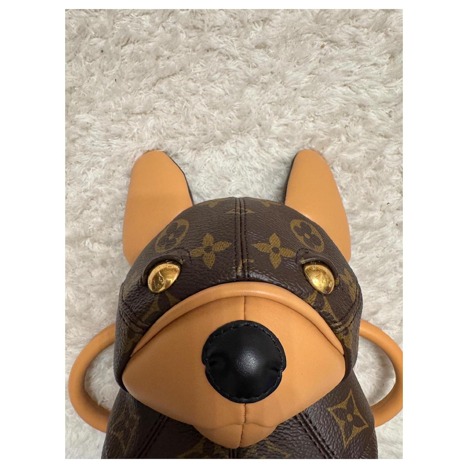 Louis Vuitton Bolsa Pooch Castaño Lienzo Joli Closet