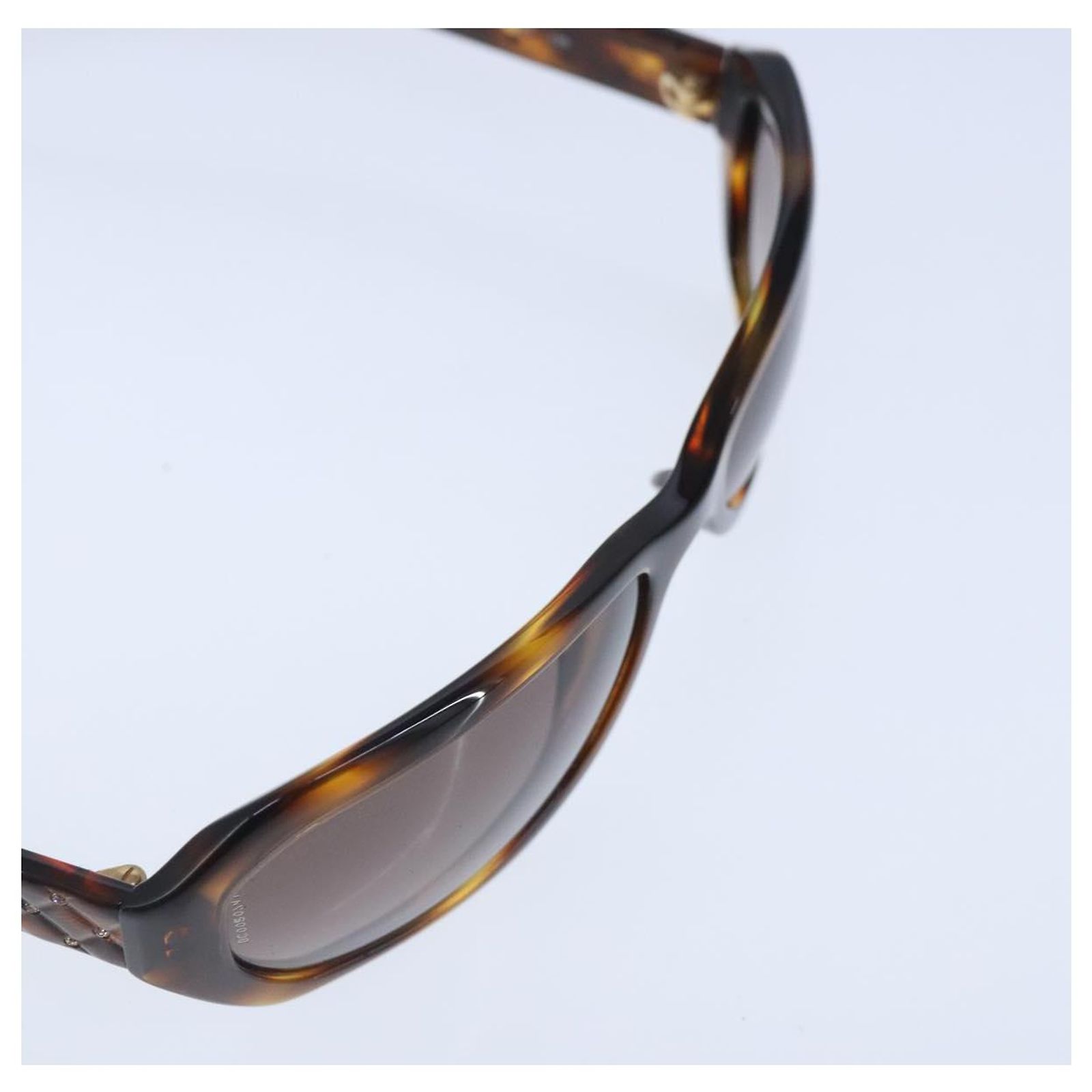 CHANEL Sunglasses plastic Brown CC Auth BA11836 CHANEL Sunglasses Brown CC Auth ar10115 Plastic ref  main image 2