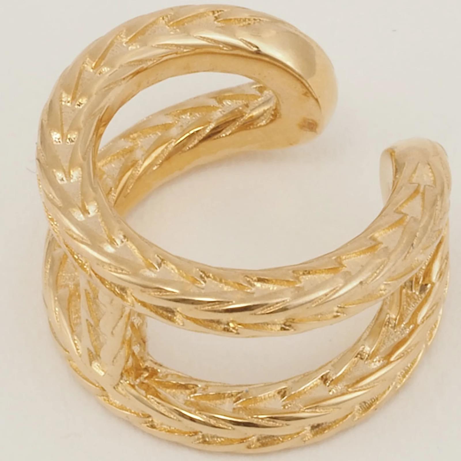 Hermès Hermes Ear Cuff Chaine d'Ancre Danae in Yellow Gold