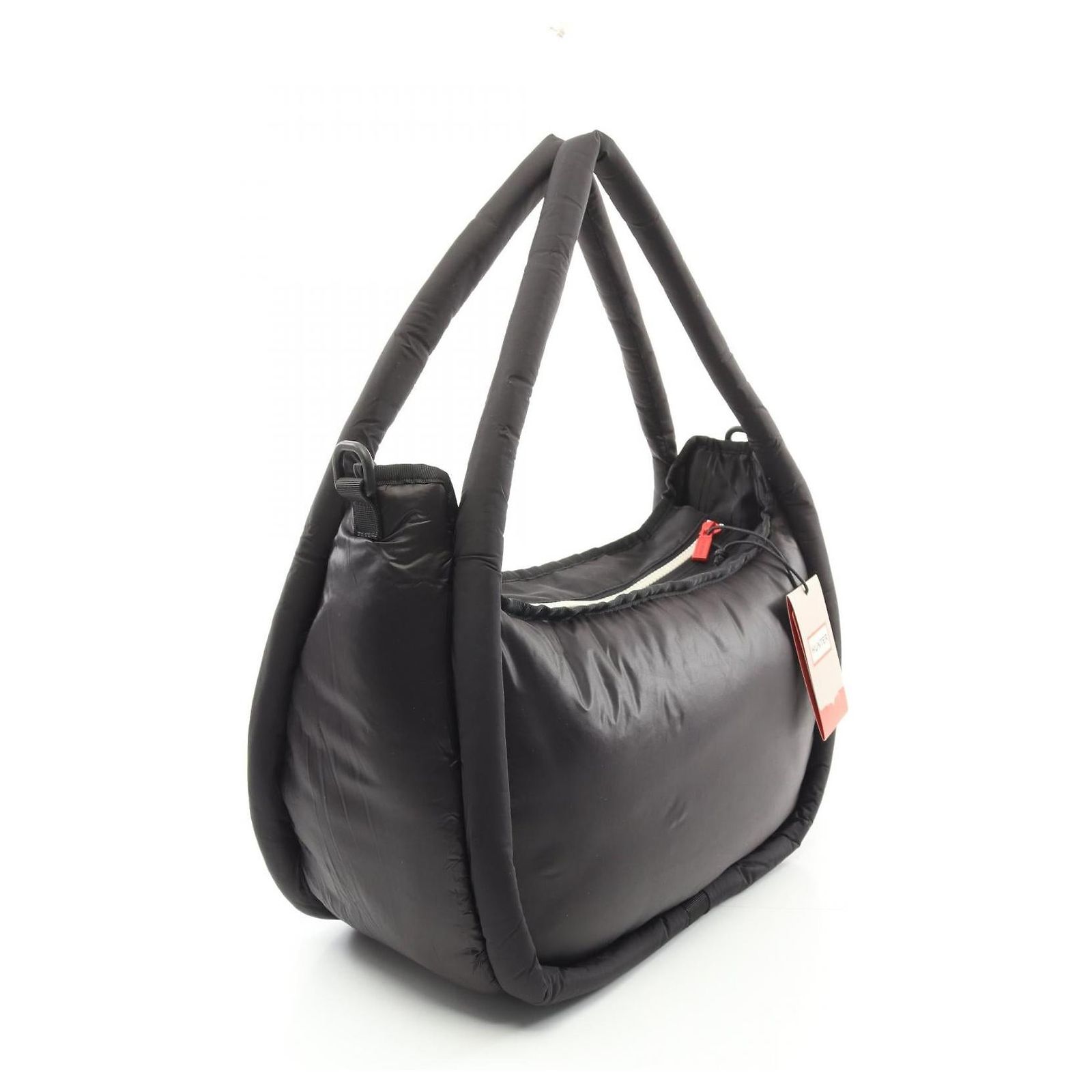 Autre Marque Hunter Nylon Large Hobo Tote Bag UBX3705KBM Black 