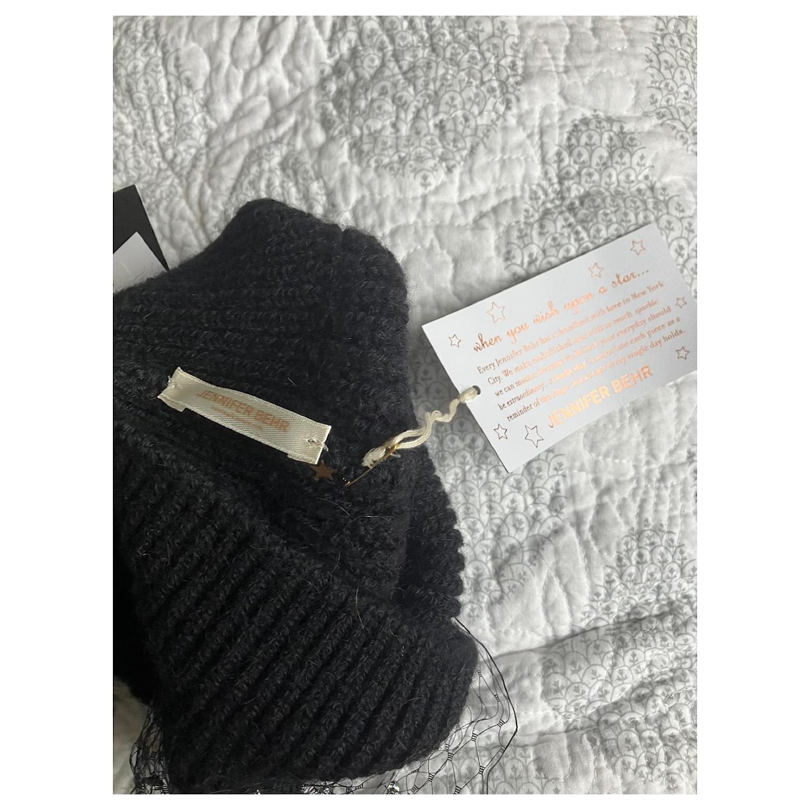 Jennifer Behr Hats Black