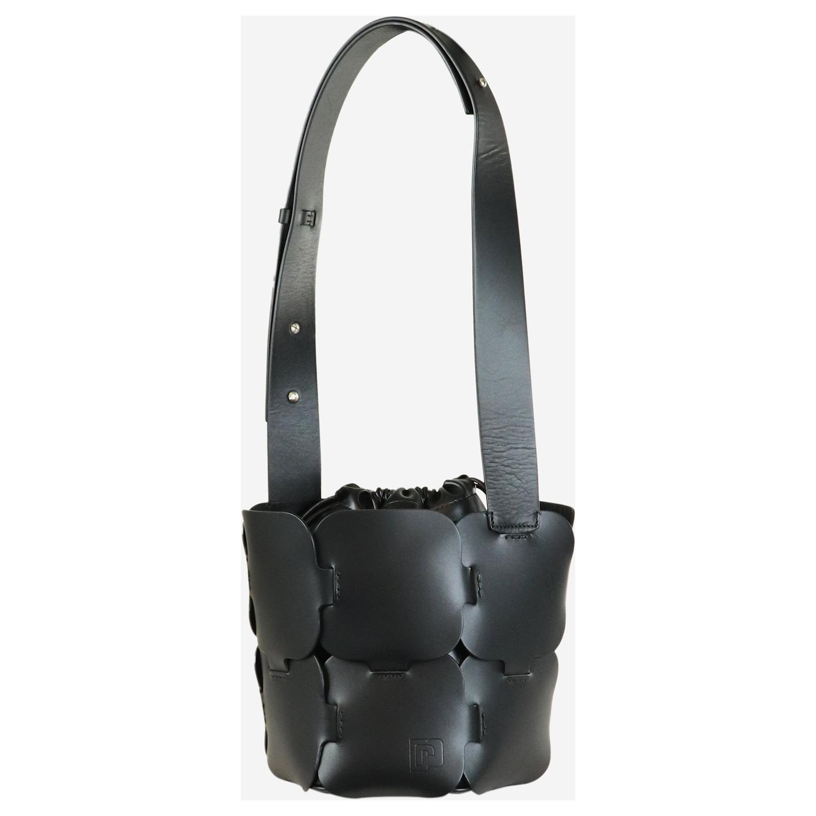 Paco Rabanne Black leather bucket bag ref.1853503 - Joli Closet