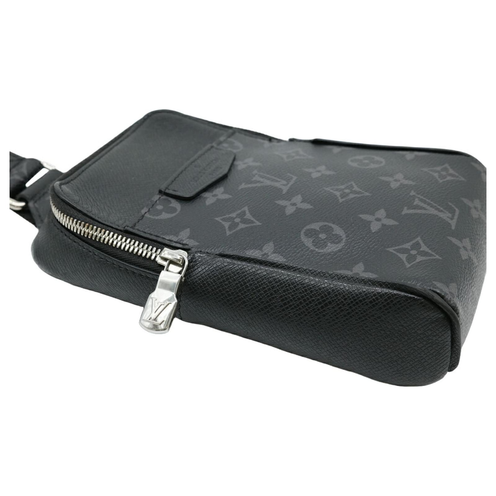 Louis Vuitton Taigarama Outdoor Sling Bag Black Leather