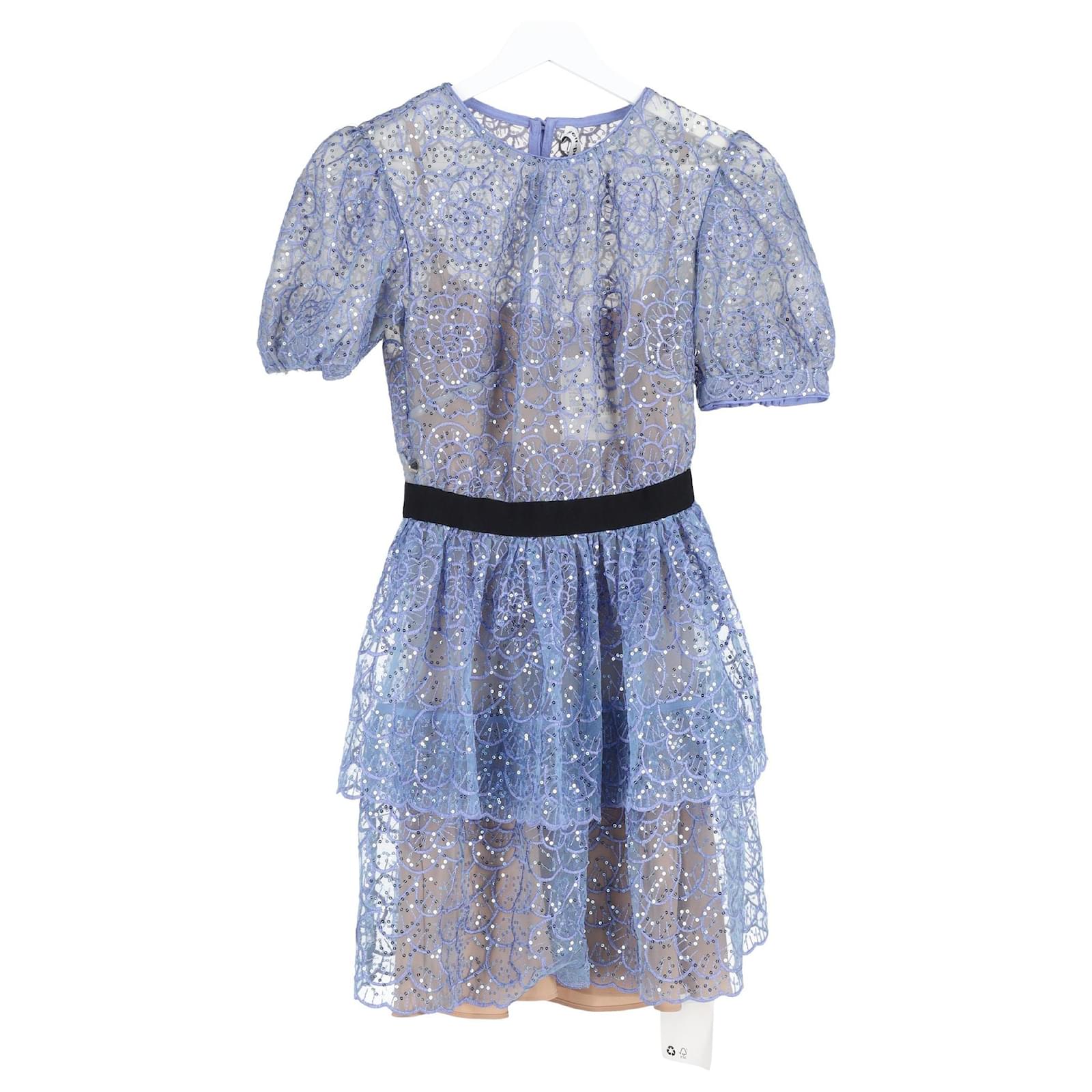 chinese dress ladies Self-Portrait Crepe Lace Mini Dress main image 1