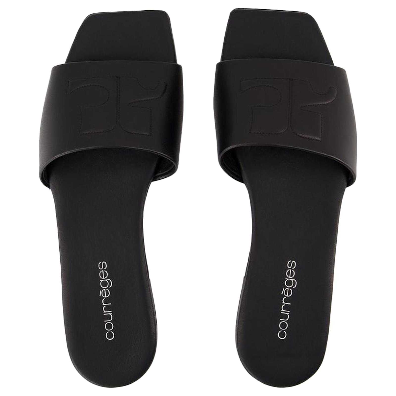 【関税込み】Heritage Shadow Sandals - Courreges - Leather - courrèges Heritage Shadow Sandals - Courreges - Leather