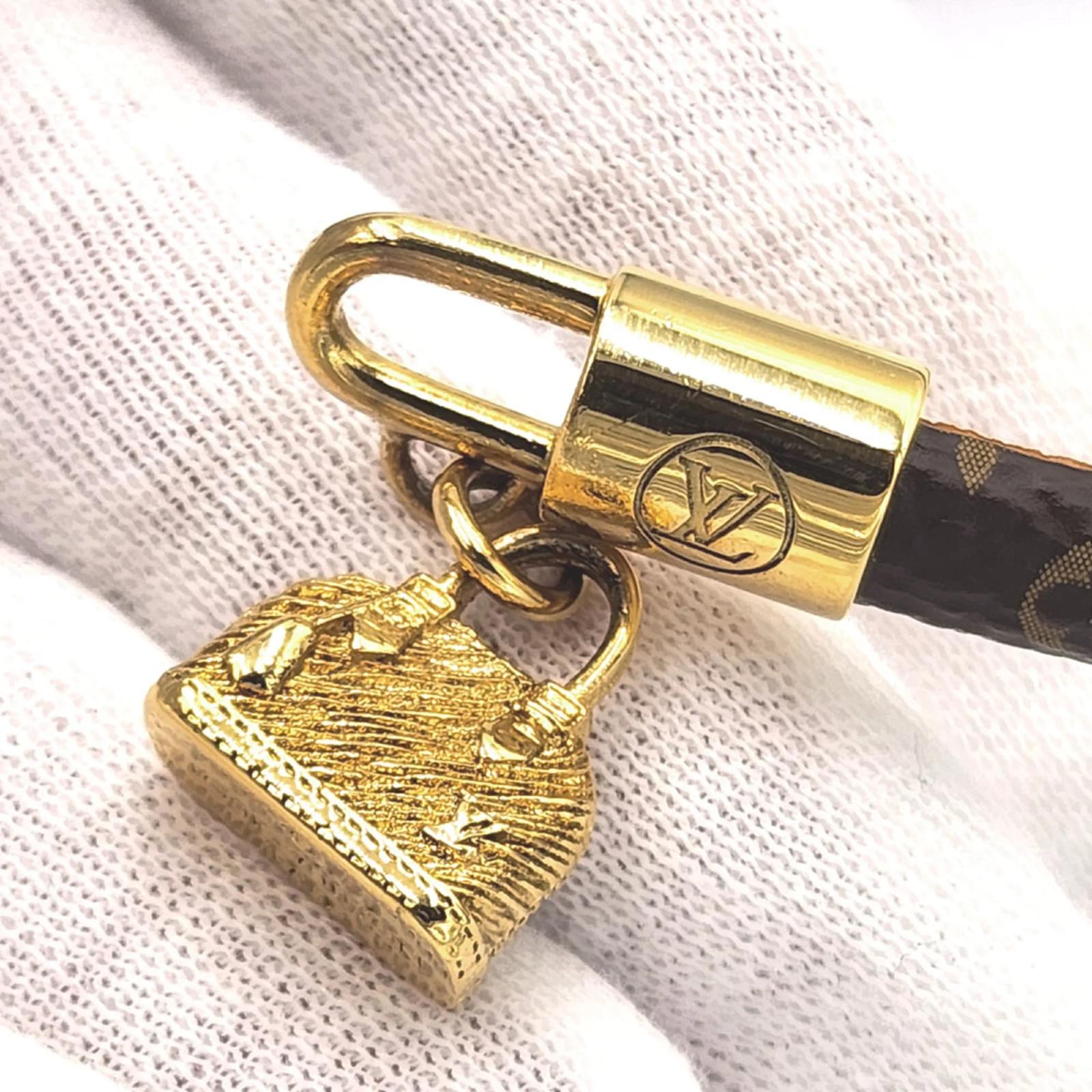 Louis Vuitton Charm Bracelet Alma M6220 Brown Monogram
