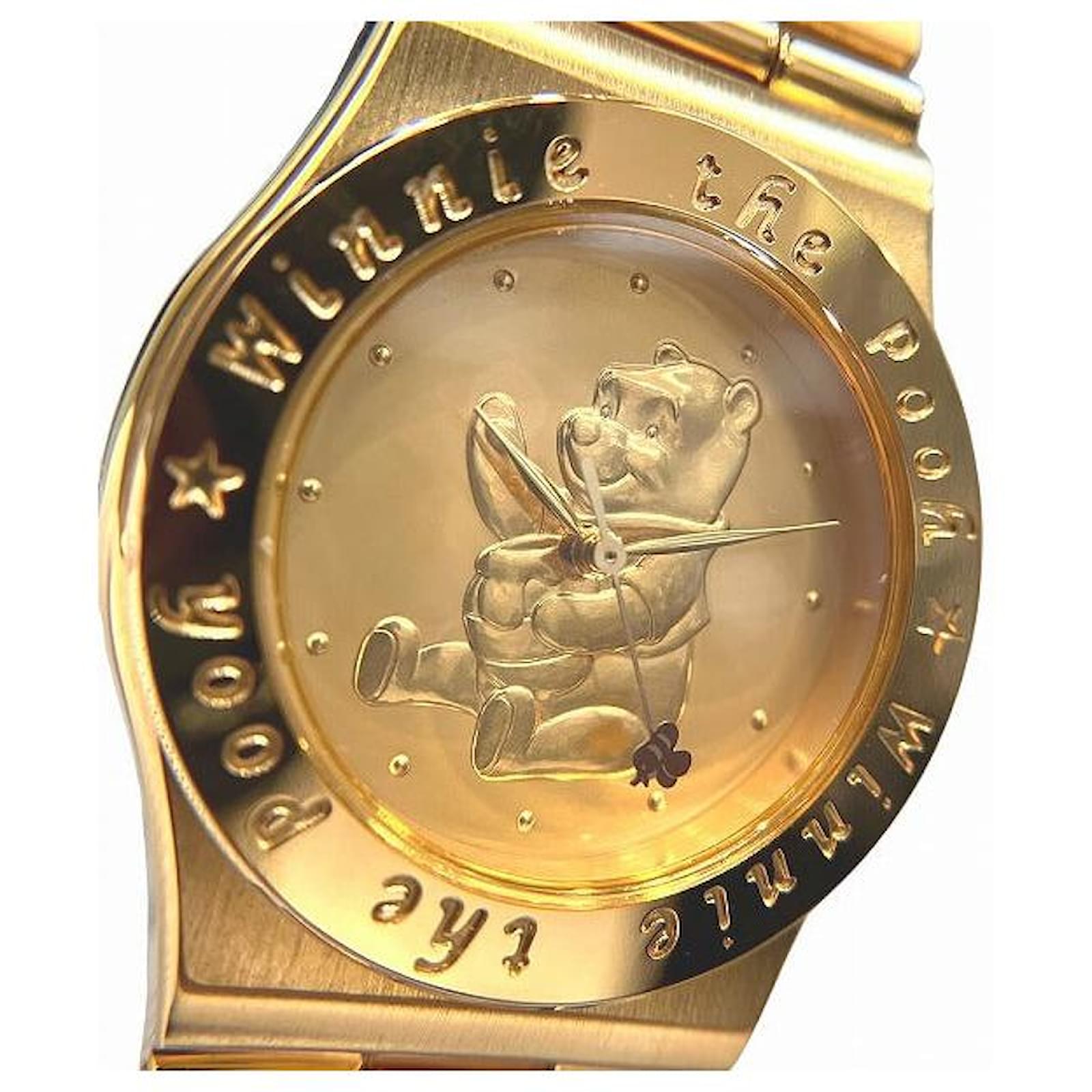 DISNEY WINNIE THE POOH ANNIVERSARY CLOCK. TURNING BEES