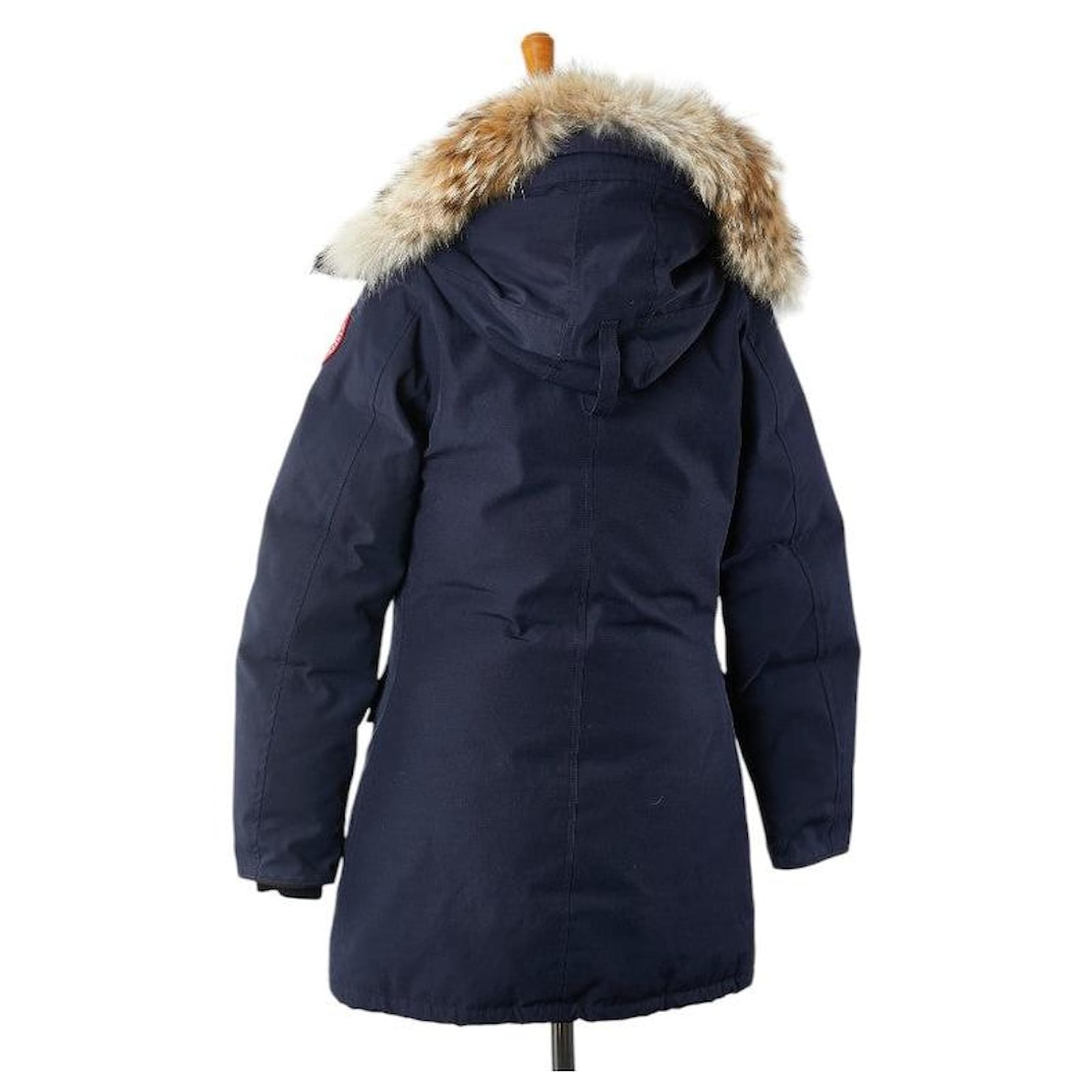 Canada Goose Bronte Parka Down Jacket Navy (Sold) - Joli Closet