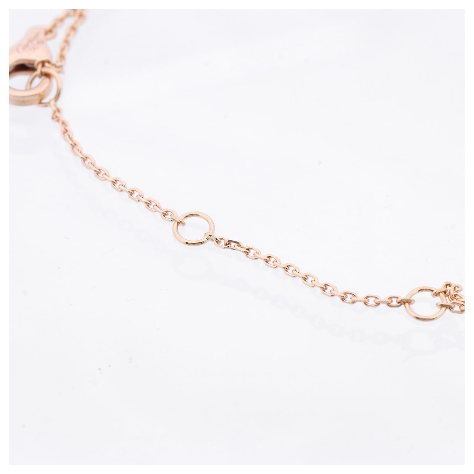 Cartier Sweet Trinity Bracelet 750(YG×PG×WG) 2.4g Yellow