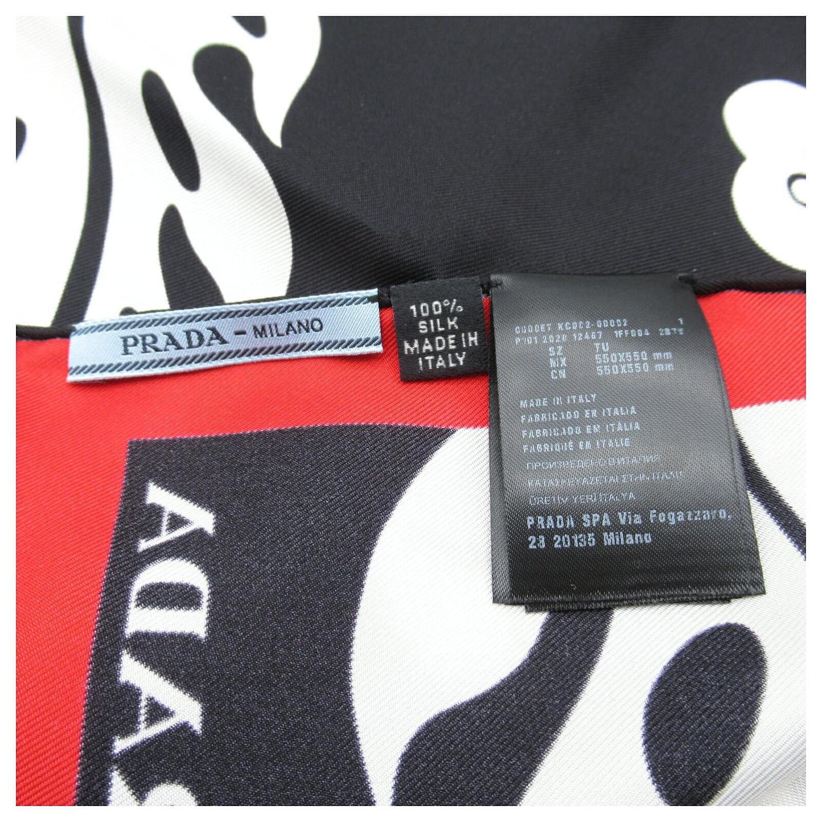 スカーフ PRADA SCARF (1FF0272CXR F0442) PRADA】プラダ シルク カシミヤ フリンジ スカーフ マフラー