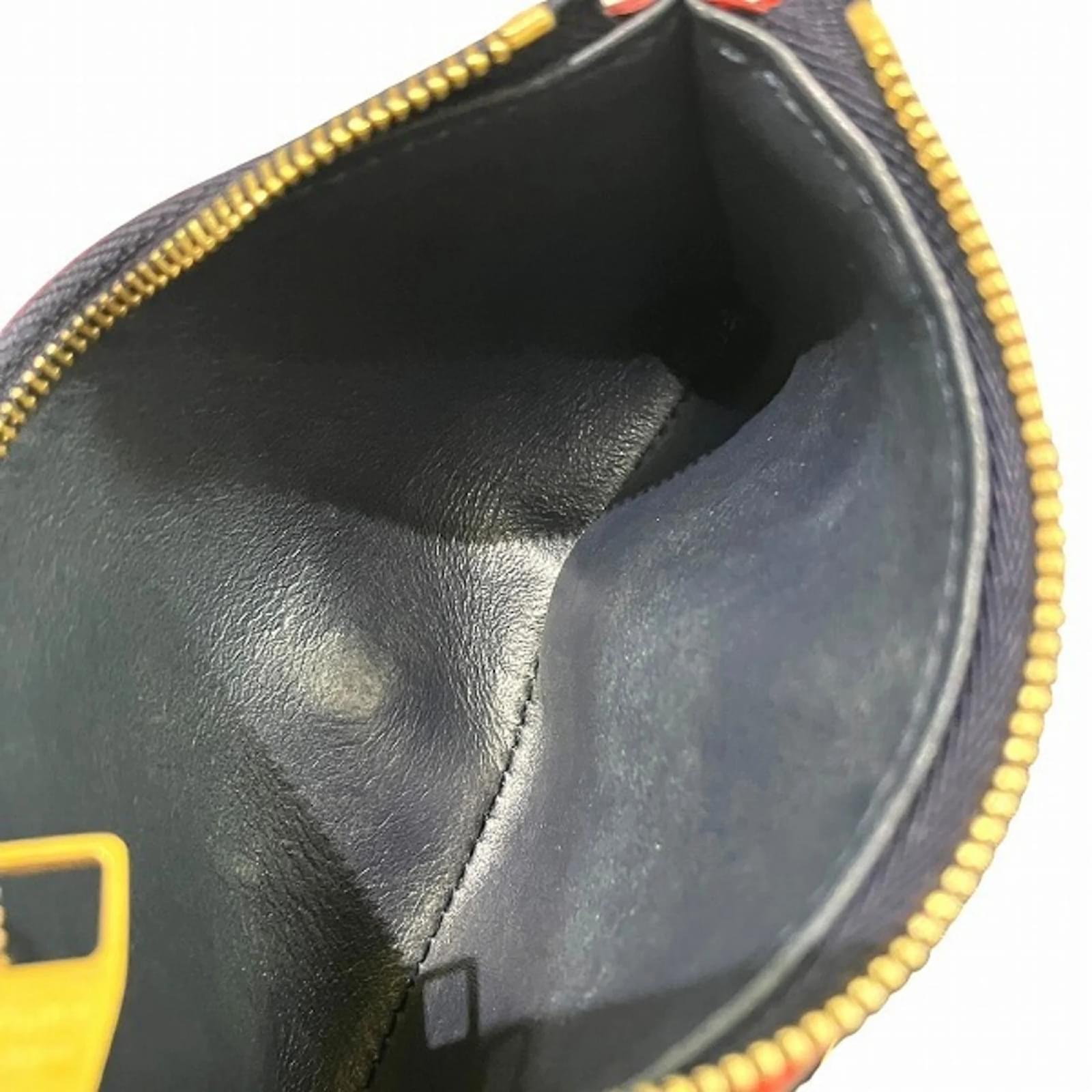 Louis Vuitton Portefeuille Capucines Compact Tri-fold Wallet Navy blue Leather  ref.1871100