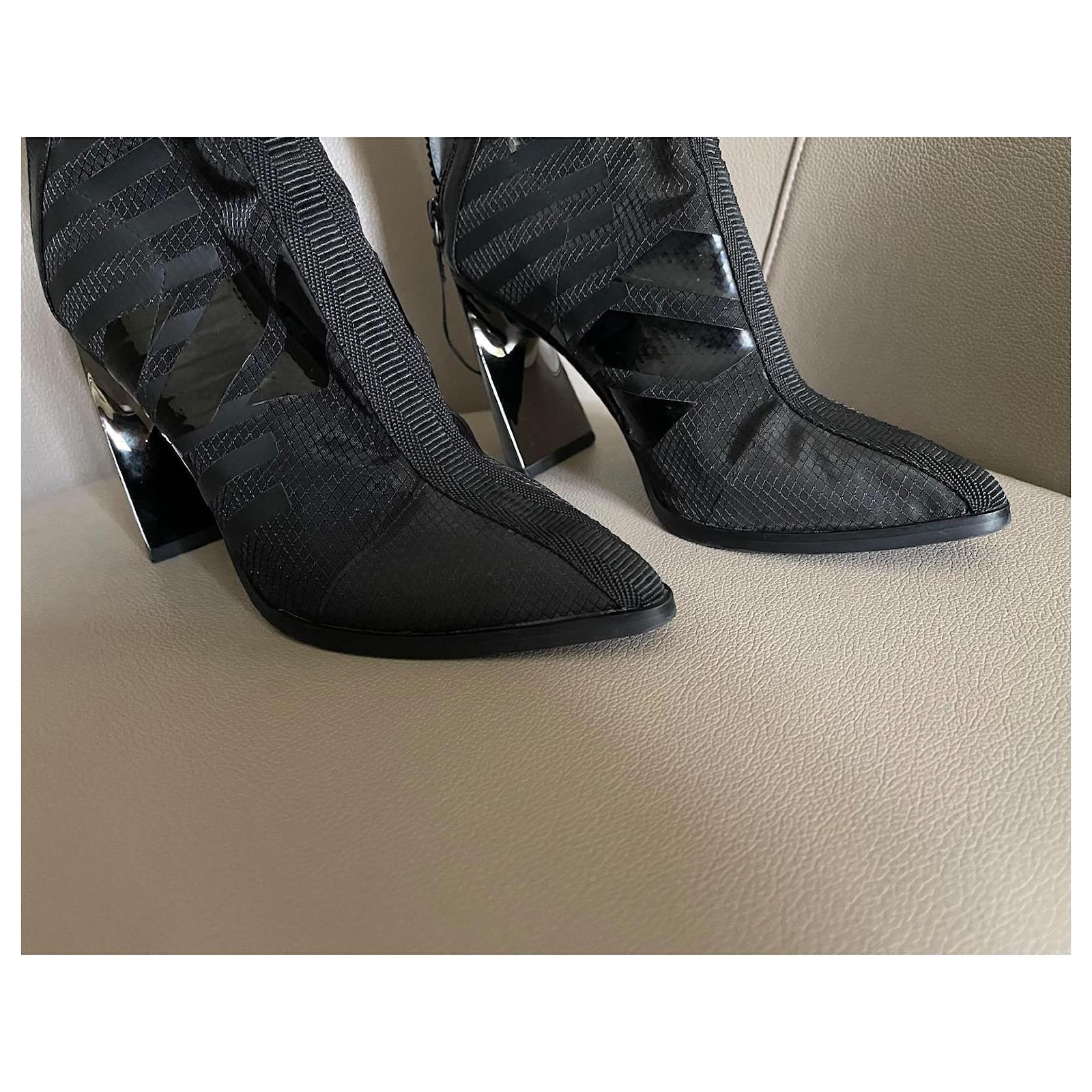 Black Molten Calli Hi Boots United Nude Size 38 Dark grey