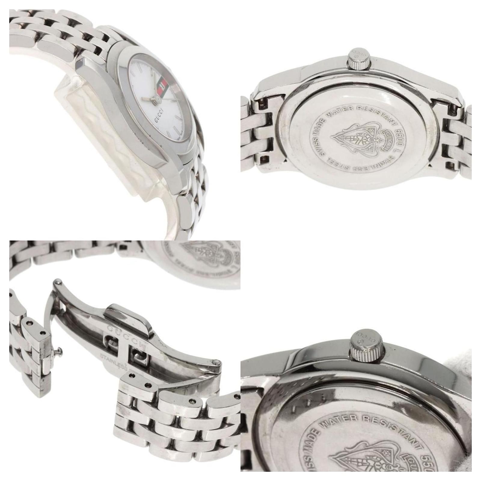 Gucci 5500L Stainless Steel Ladies Wristwatch ref.JC1873422 (Sold