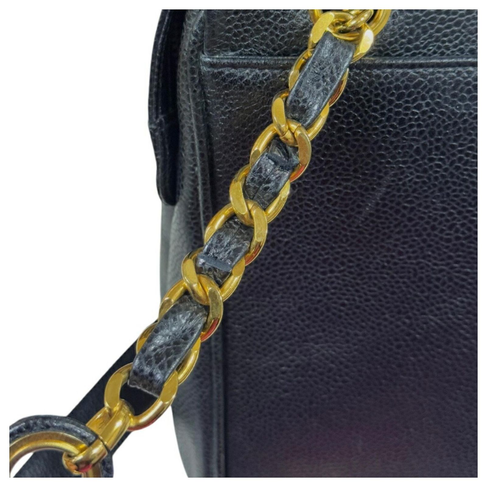 Chanel Triple coco Black Leather ref.1873503 (Sold) - Joli Closet