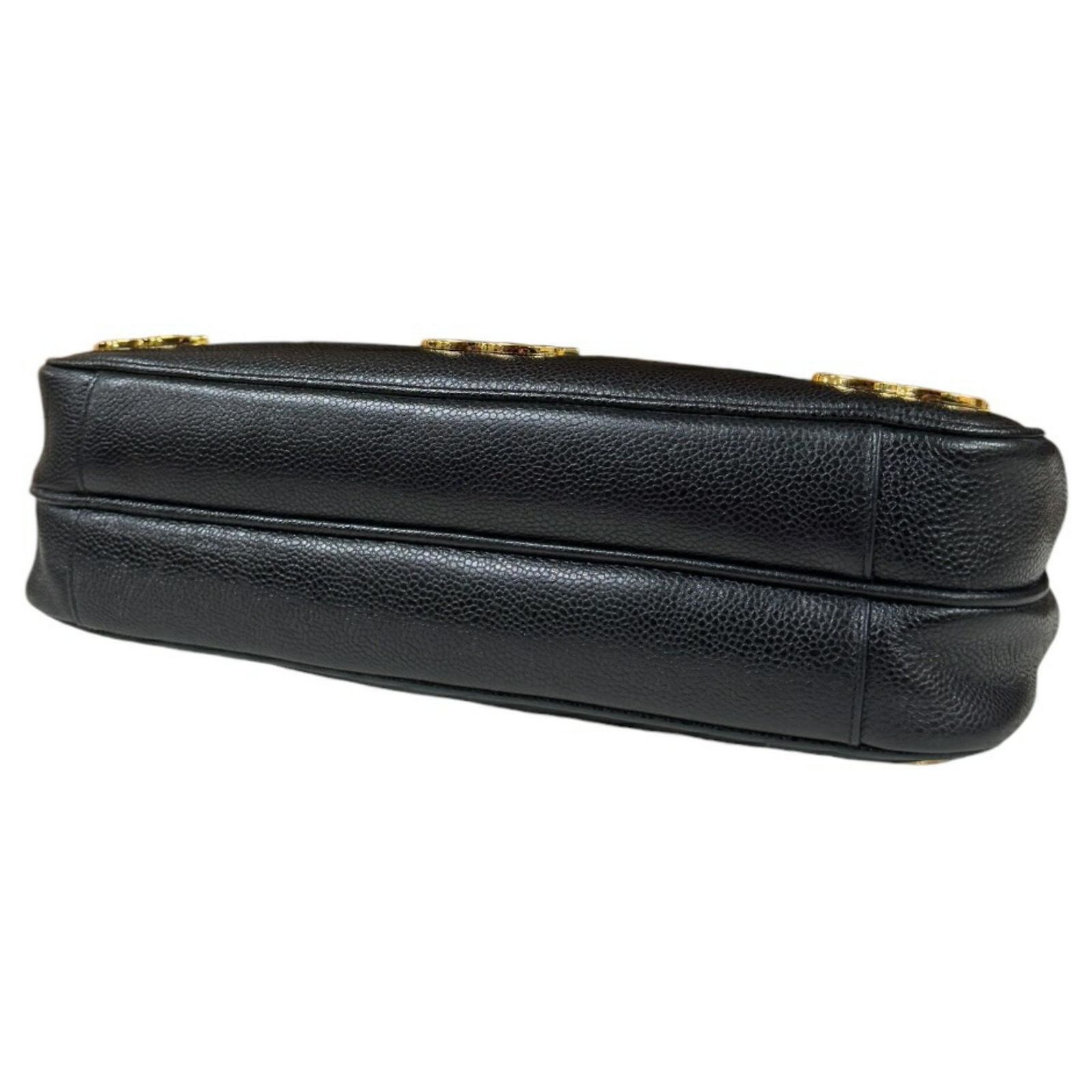 Chanel Triple coco Black Leather ref.1873503 (Sold) - Joli Closet