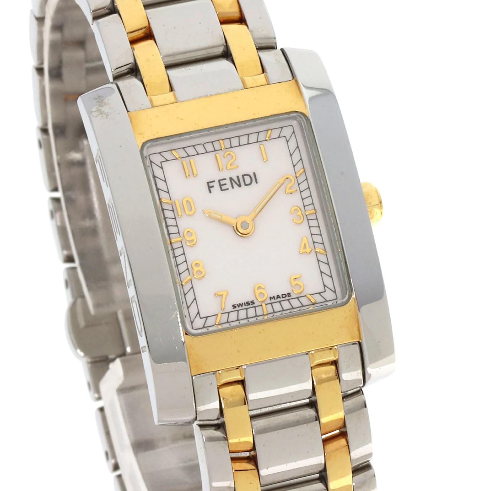 Fendi 7000L Square Face Combi Watch ref.1874473 - Joli Closet