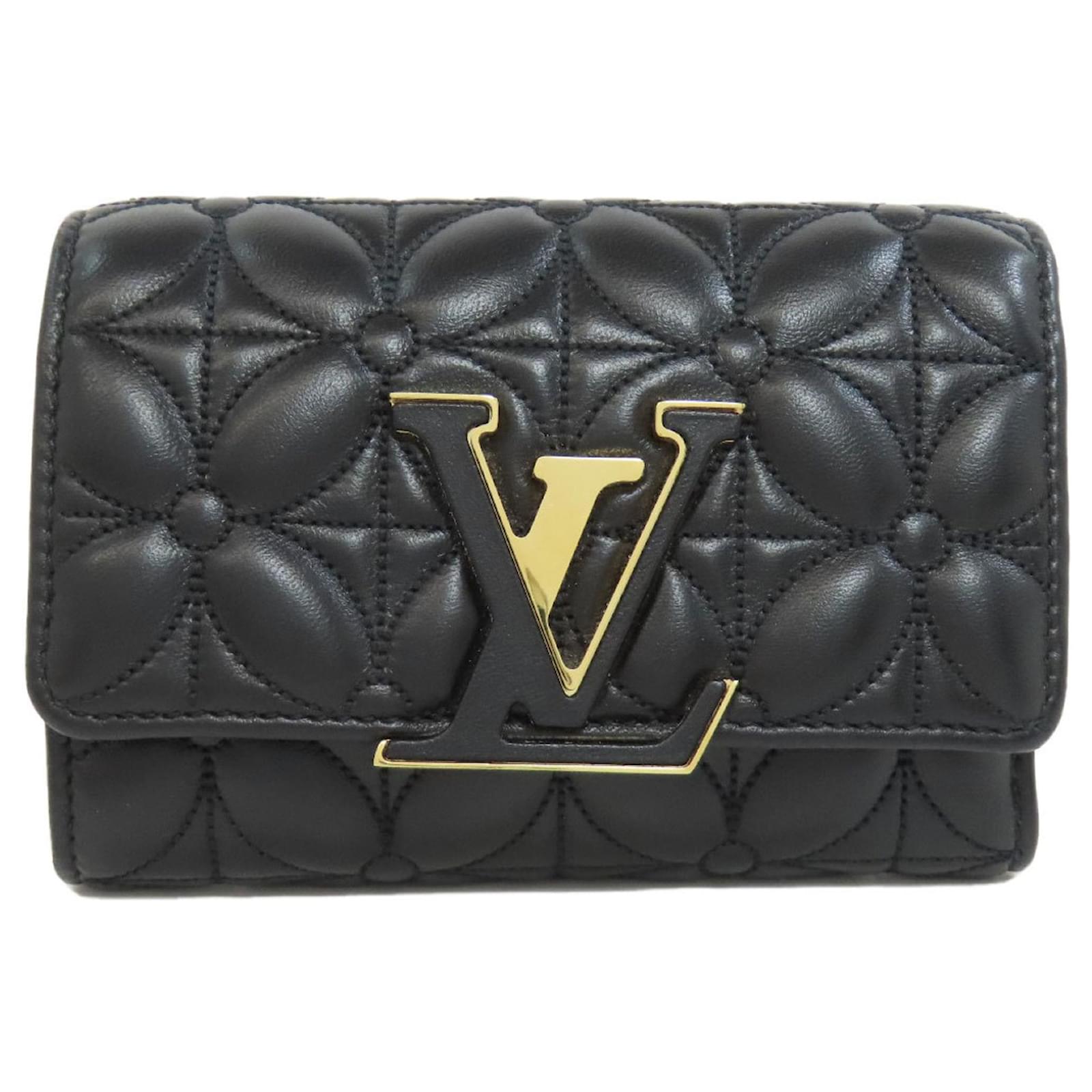 Louis Vuitton Capucines Compact Flower Quilted Bi-fold Wallet