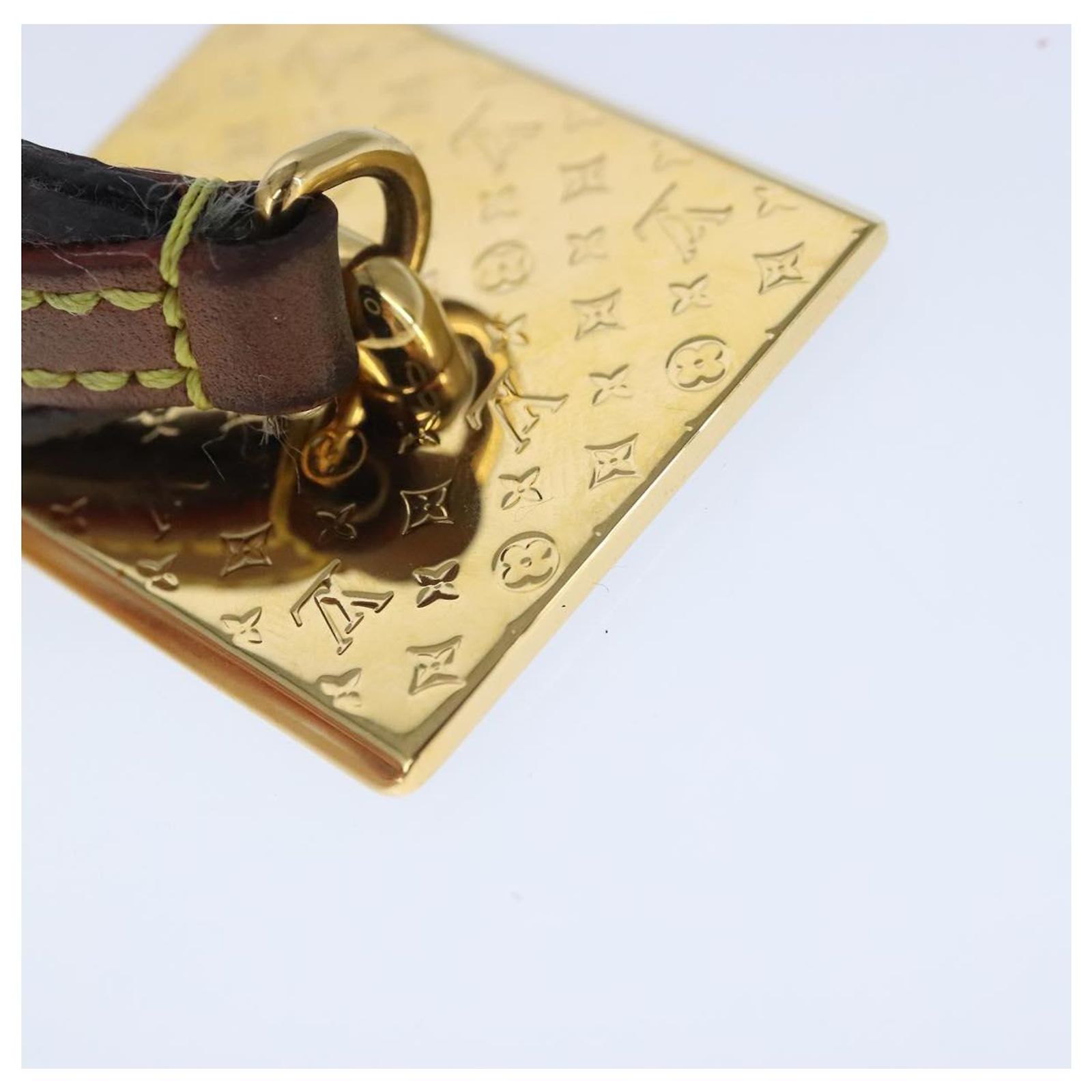 LOUIS VUITTON Monogram Dragonne Phone Ring Strap M69646 LV Auth