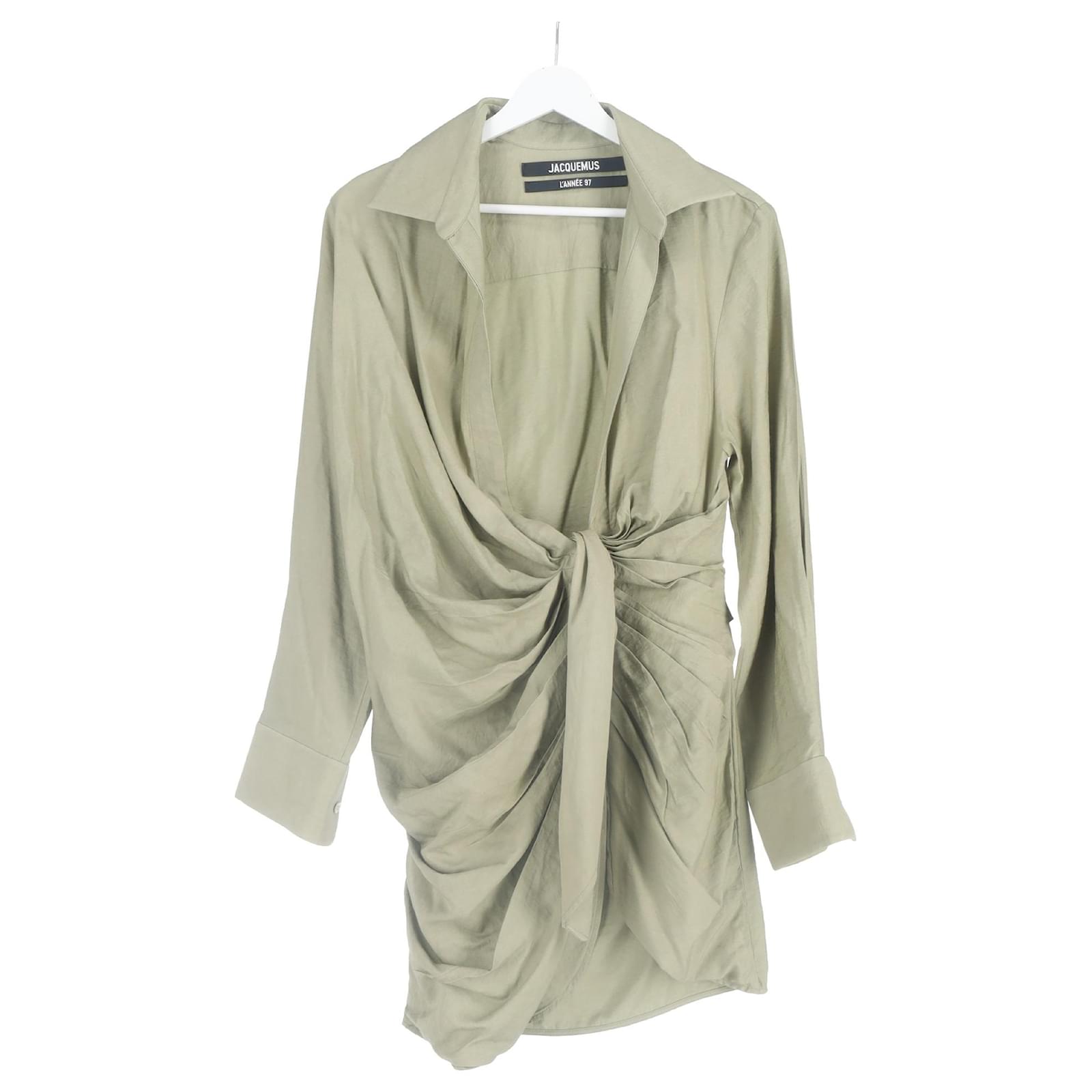 jacquemus bahia dress green Jaded London Darya Hand Beaded Backless Maxi Dress in Butter main image 1