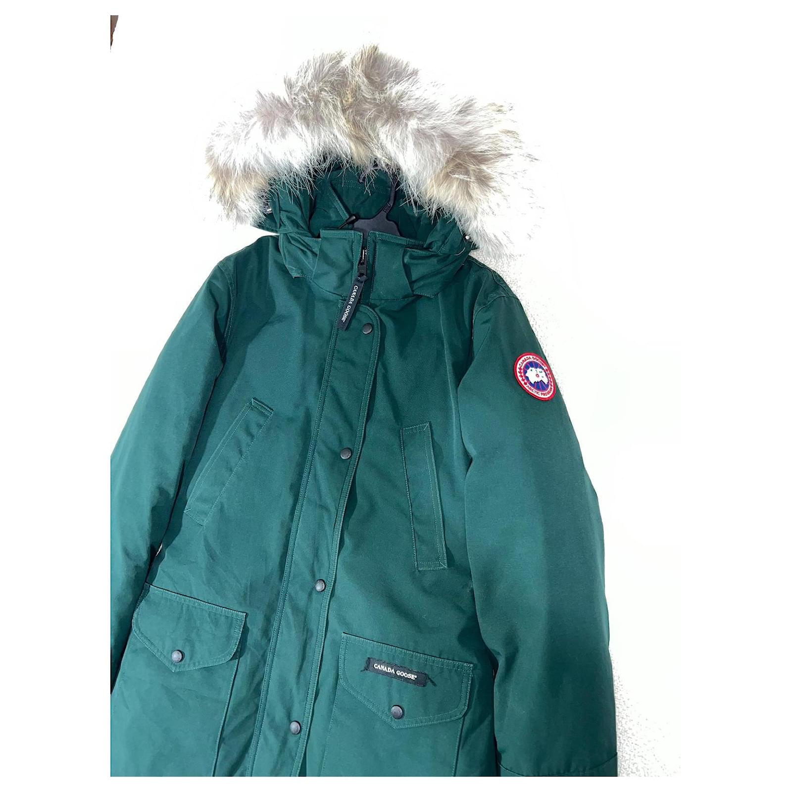 Canada goose Trillium parka Green Synthetic Joli Closet