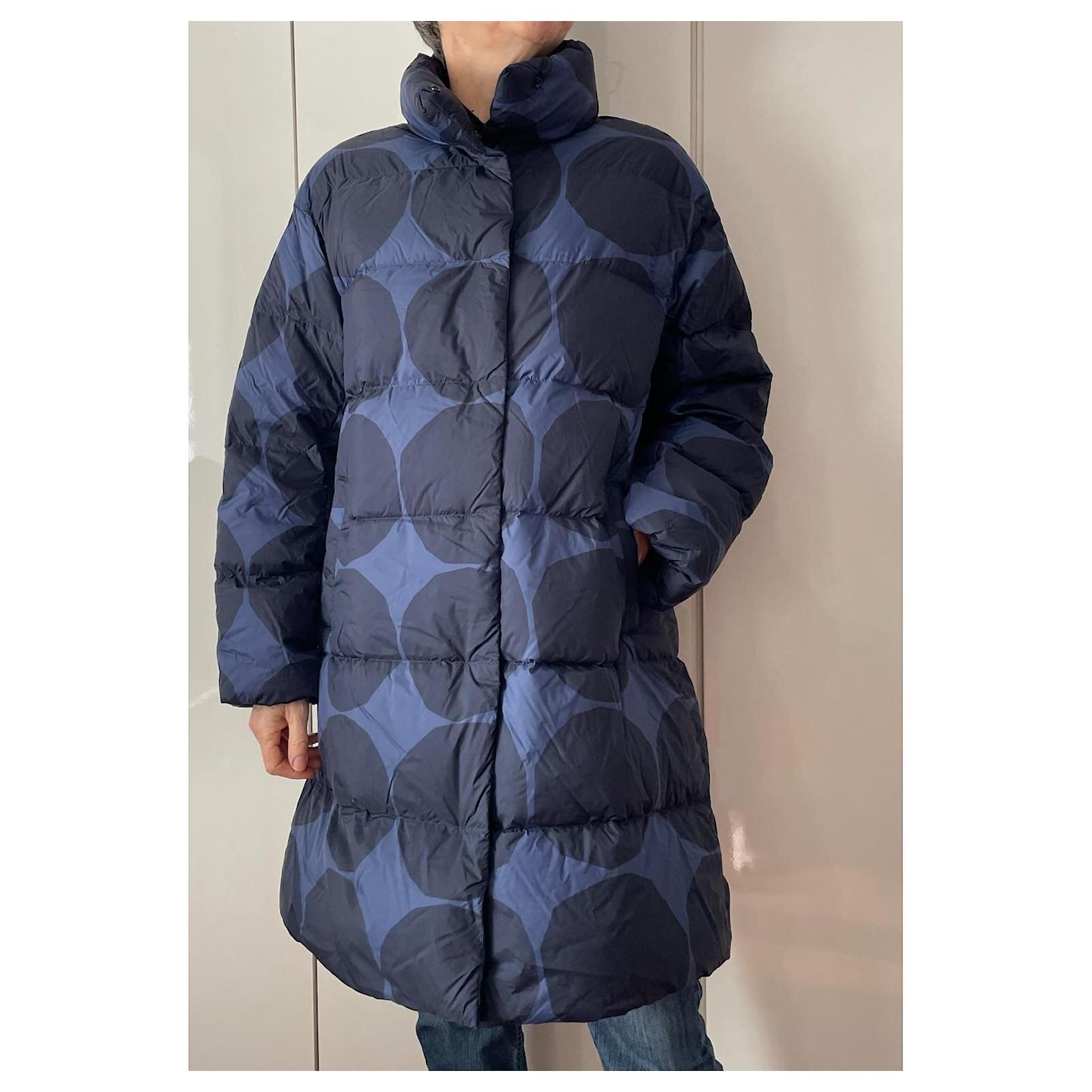 Uniqlo Marimekko Ultra Light Down Blue Dark blue Polyamide ref