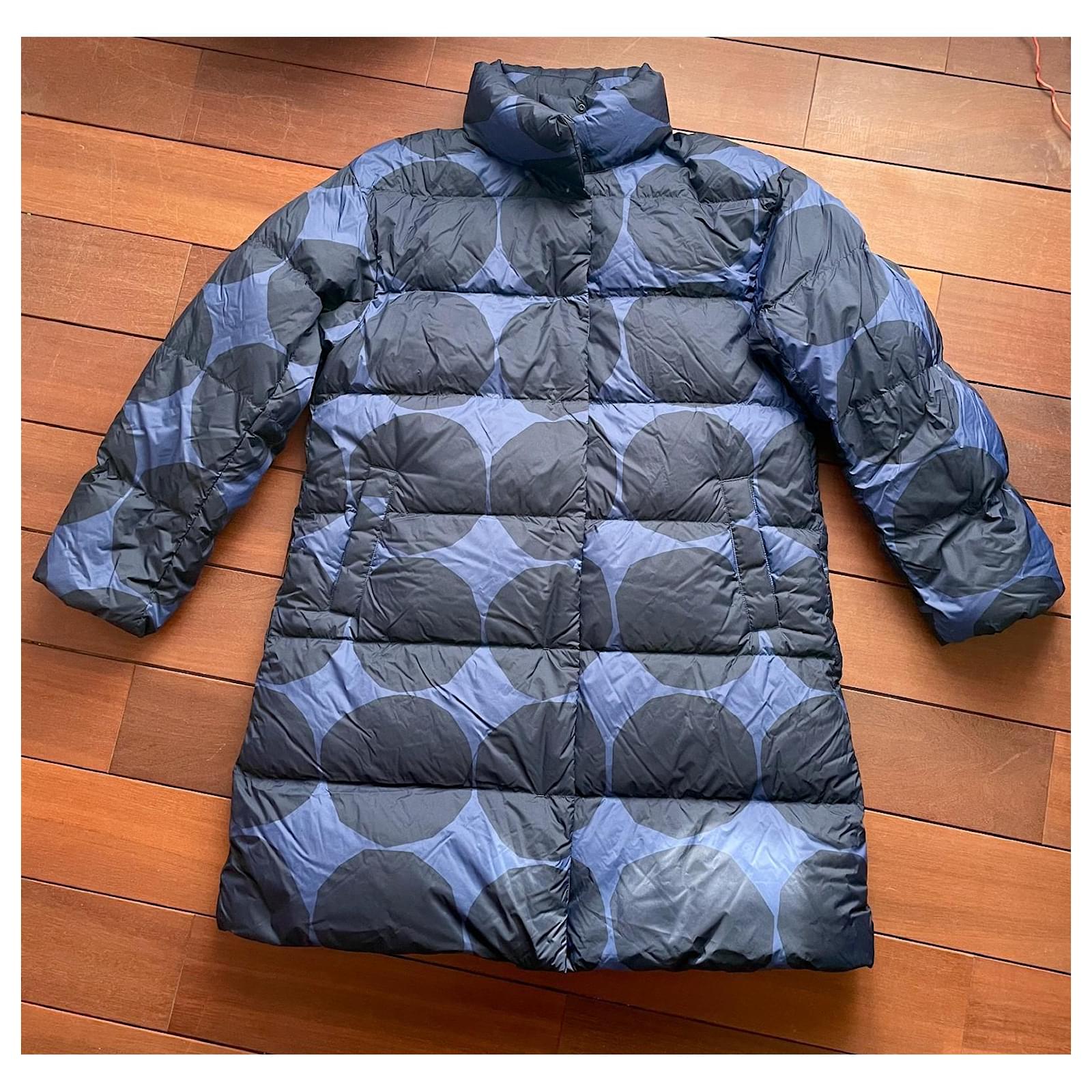 Uniqlo Marimekko Ultra Light Down Blue Dark blue Polyamide ref