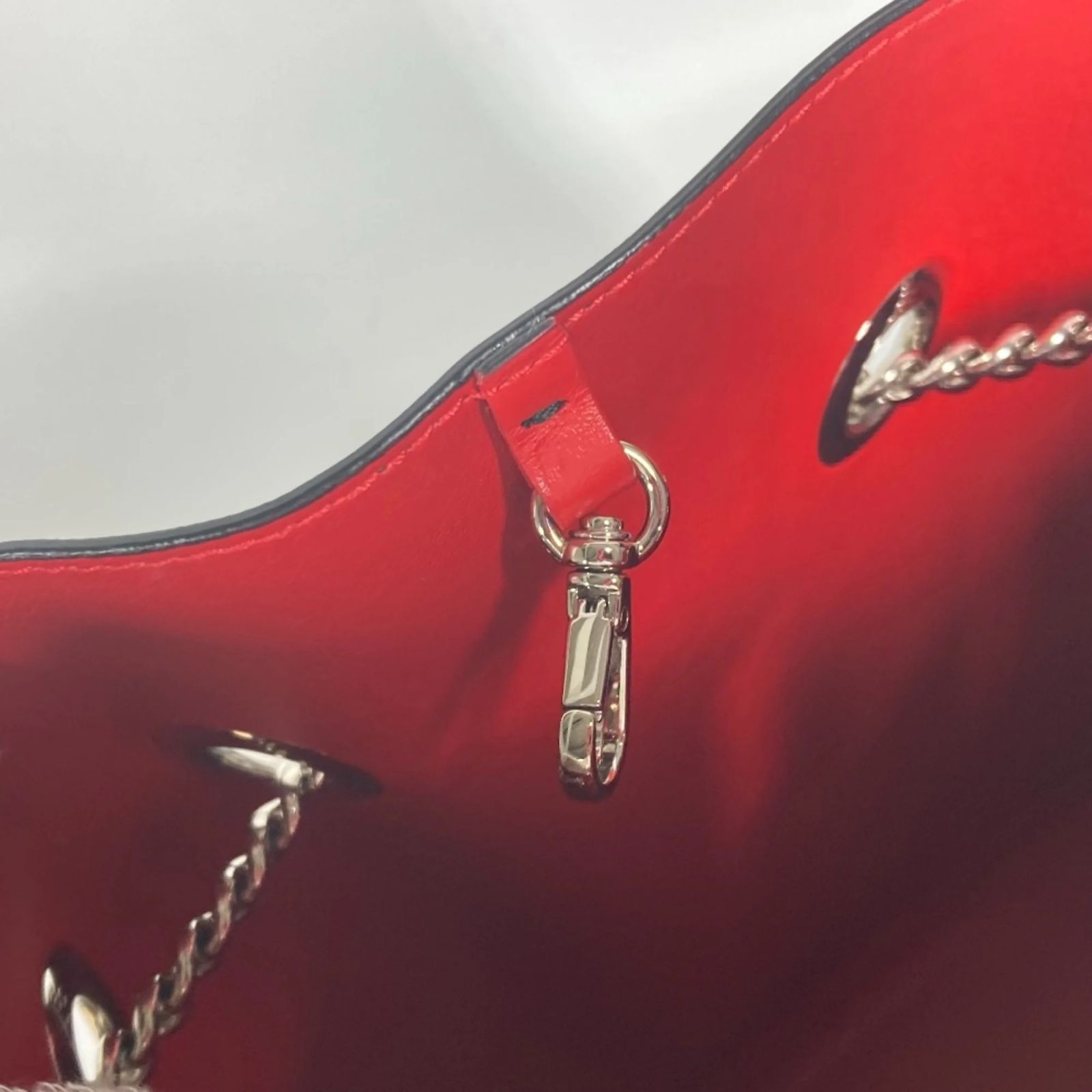 Christian Louboutin MARIE JANE Sequin Backpack Black Leather 