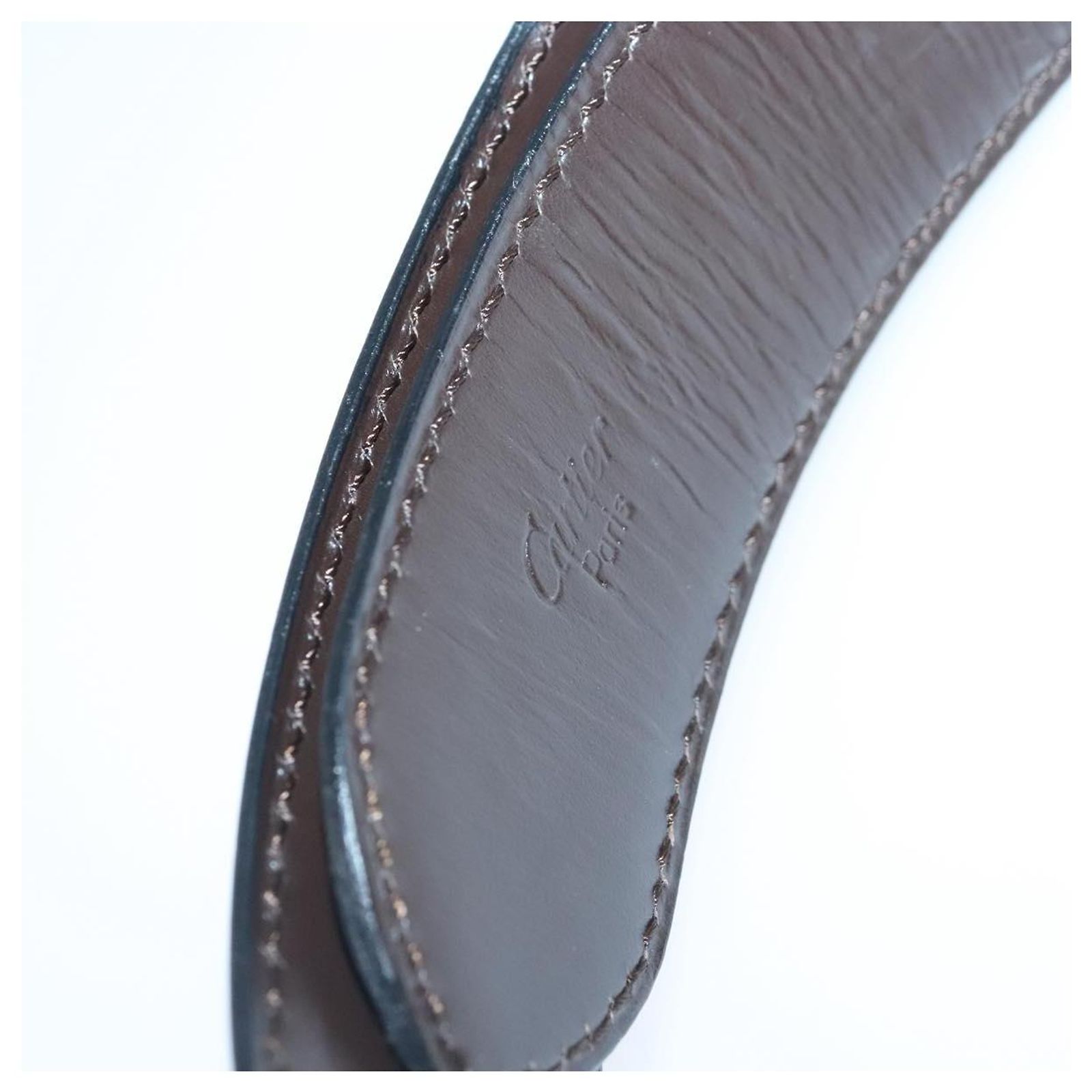 CARTIER Belt Leather 33.9 display picture 2