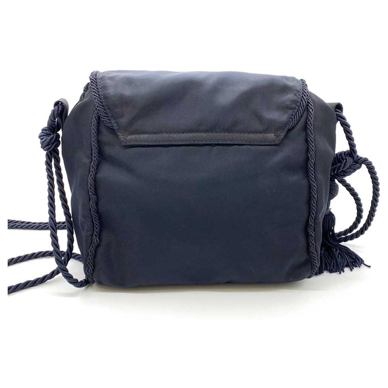 PRADA NYLON BEADS LOGO SHOULDER TOTE BAG 【公式通販】