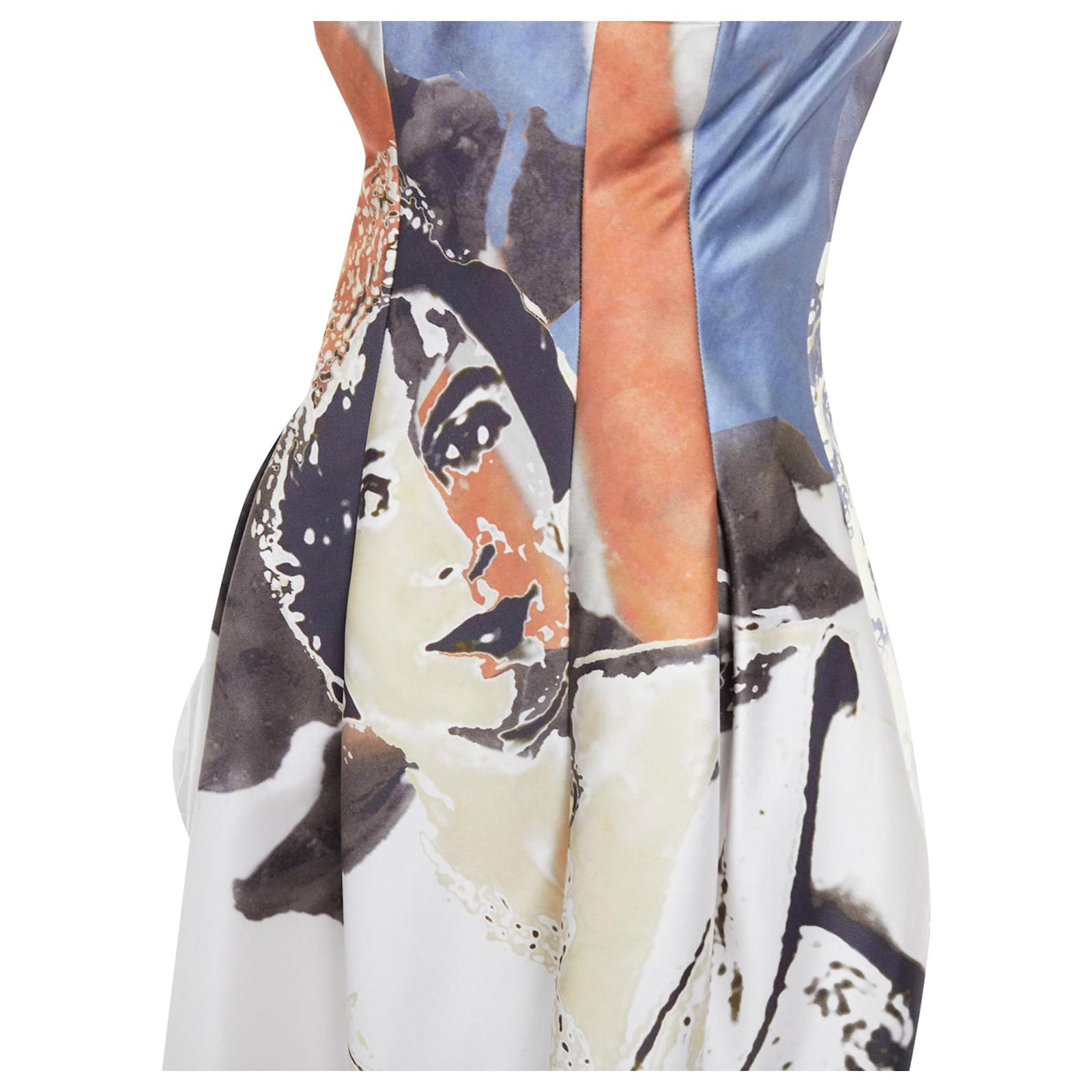 Alexander Mcqueen God Save The Queen Elizabeth Strapless Dress