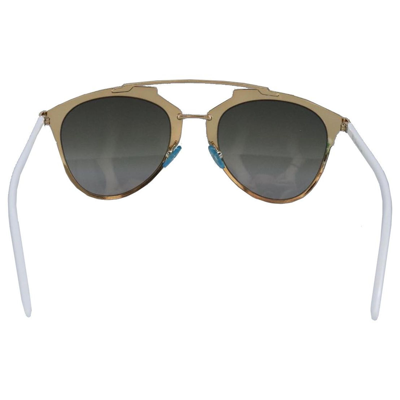 Christian Dior Sunglasses plastic White Gold Auth bs20095  display picture 1