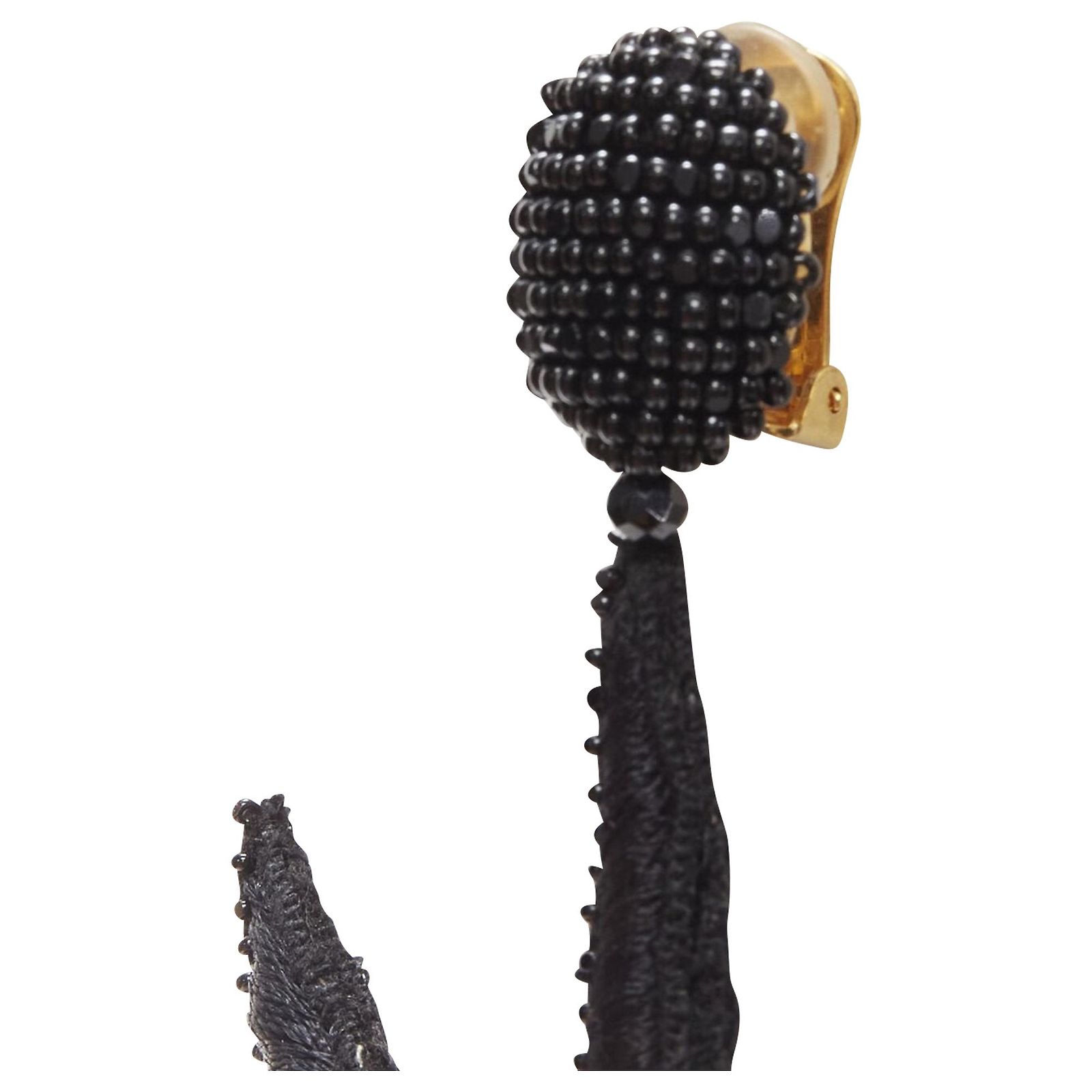 Boucles D'oreilles Oscar De La Renta - Étoile De Mer En Or Plaqué Avec Perles - Neuf Avec étiquettes