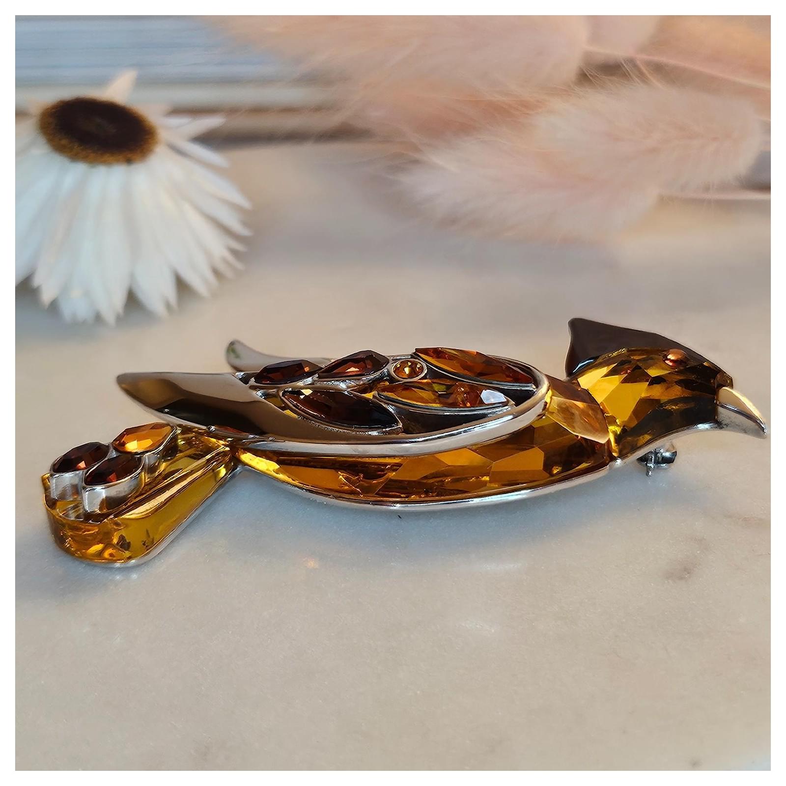 Pin's Revers Vintage – Ton Argent – Motif Oiseau – Collection