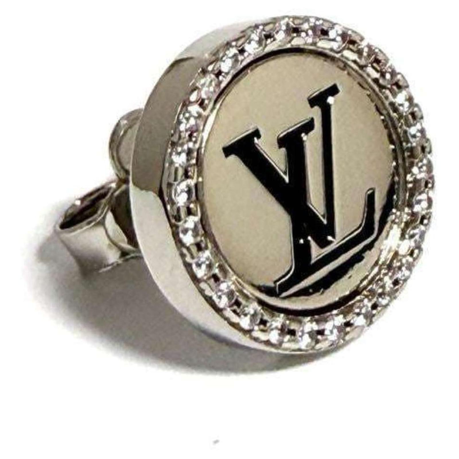 Louis Vuitton Men's Single Earring LV Sparkle Metal ref