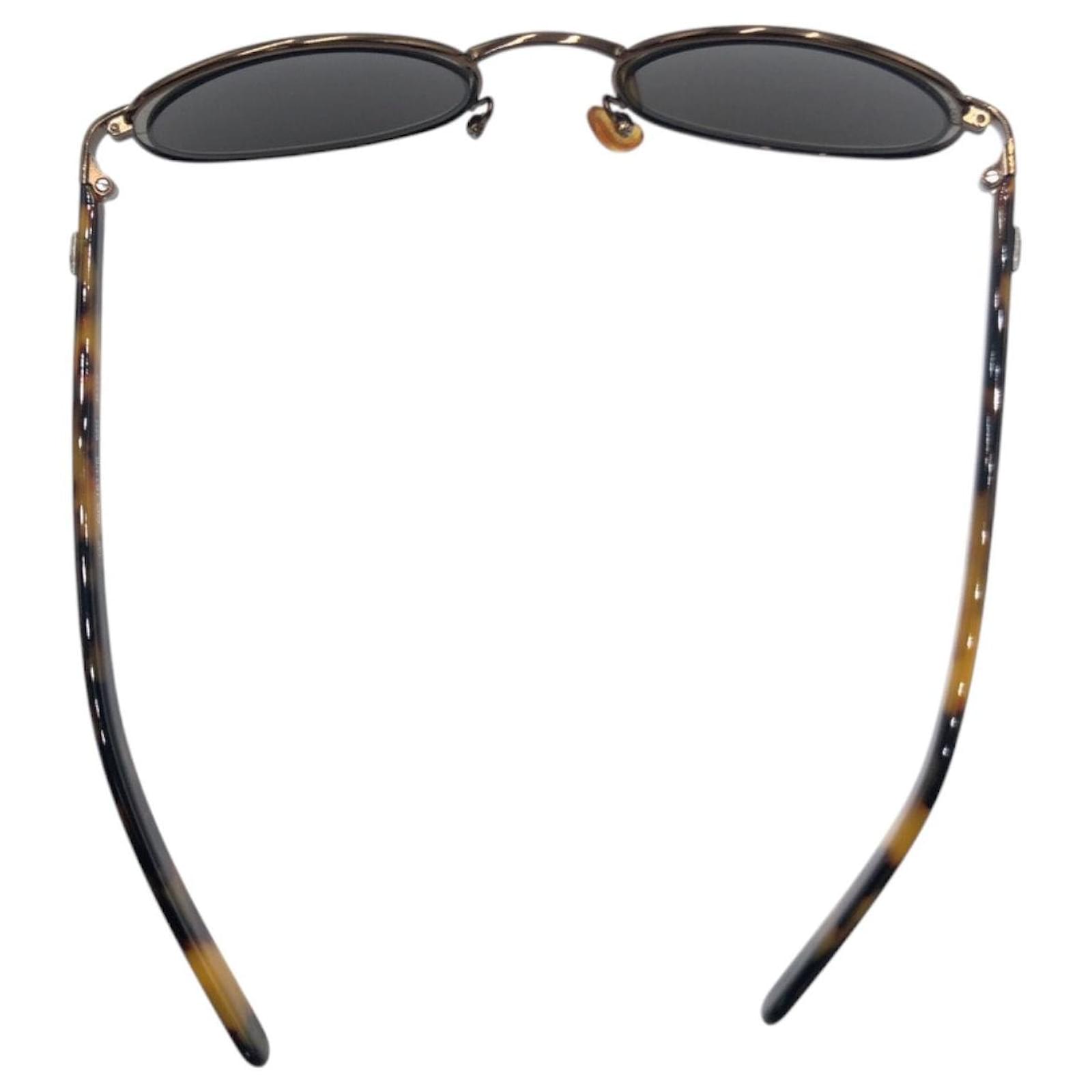 Gucci Vintage Oval Sunglasses 135 GG 1614/S Brown Plastic ref