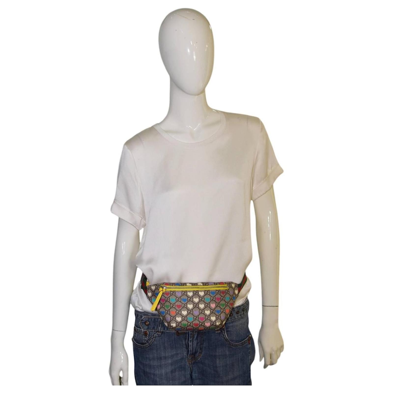 Gucci Supreme Monogram Hearts Children's Belt Bag or for S