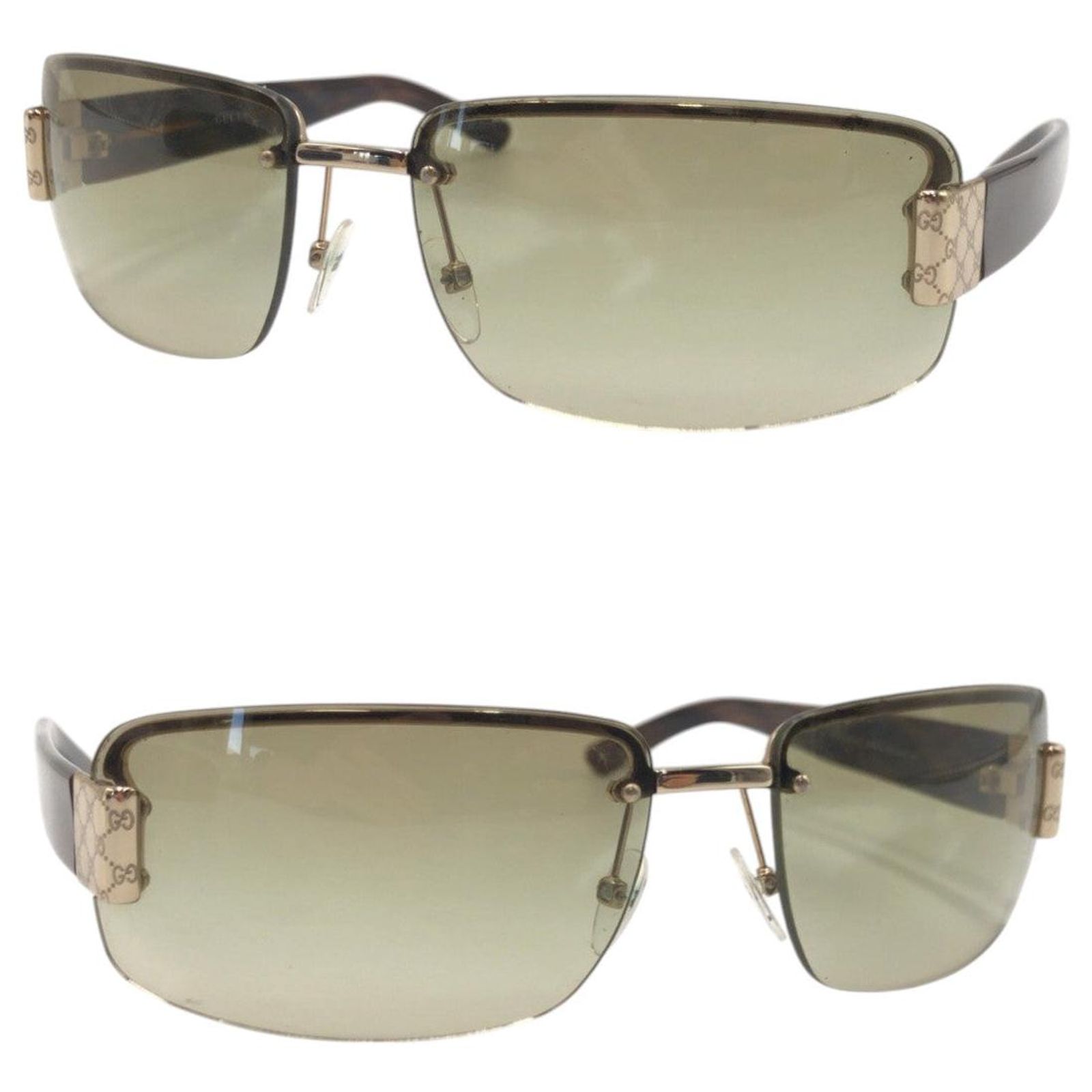 Gucci GG Pattern Plastic Sunglasses GG1797/S Green ref 