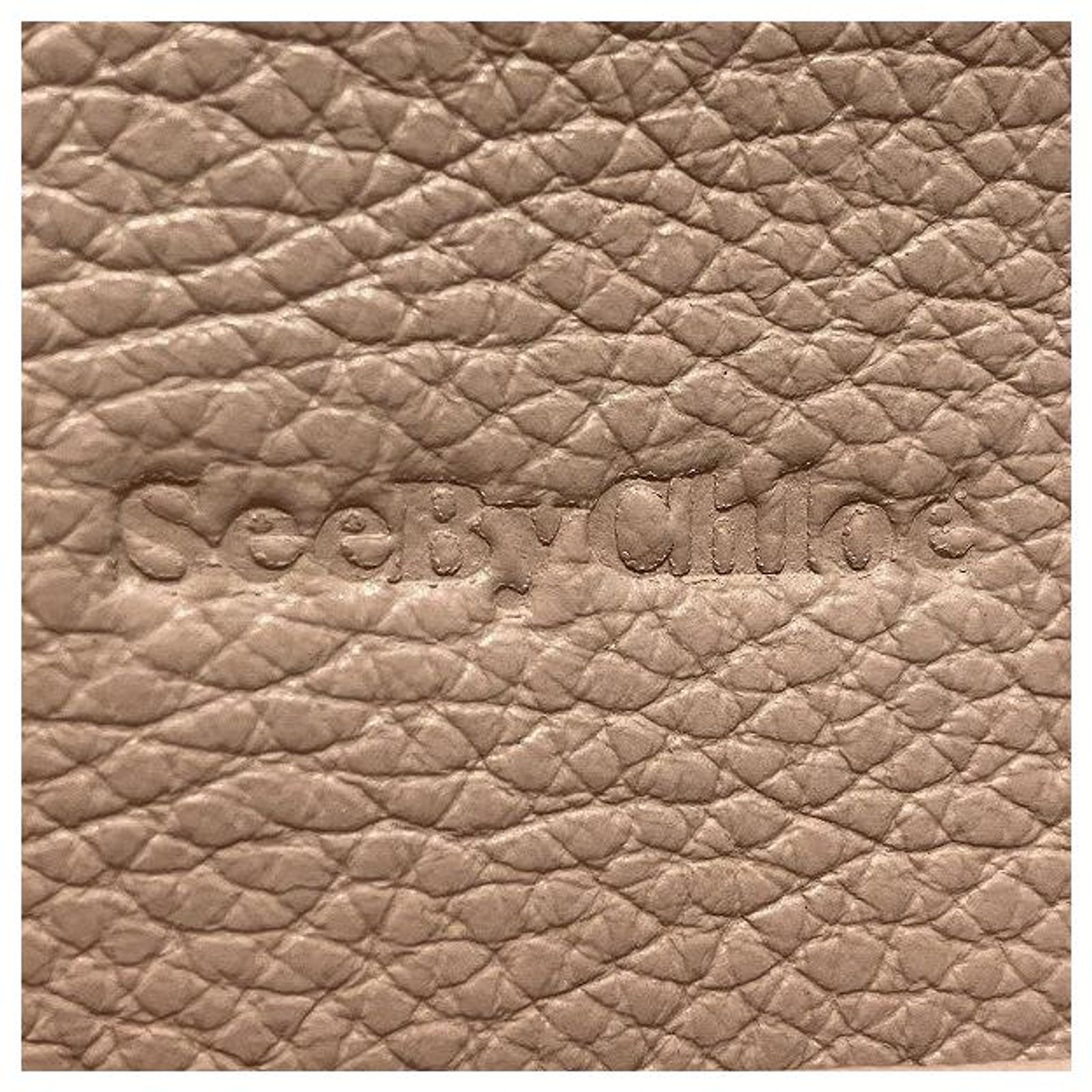 Sac à Main See By Chloé Lizzie – Bandoulière En Cuir Gris Taupe, Occasion