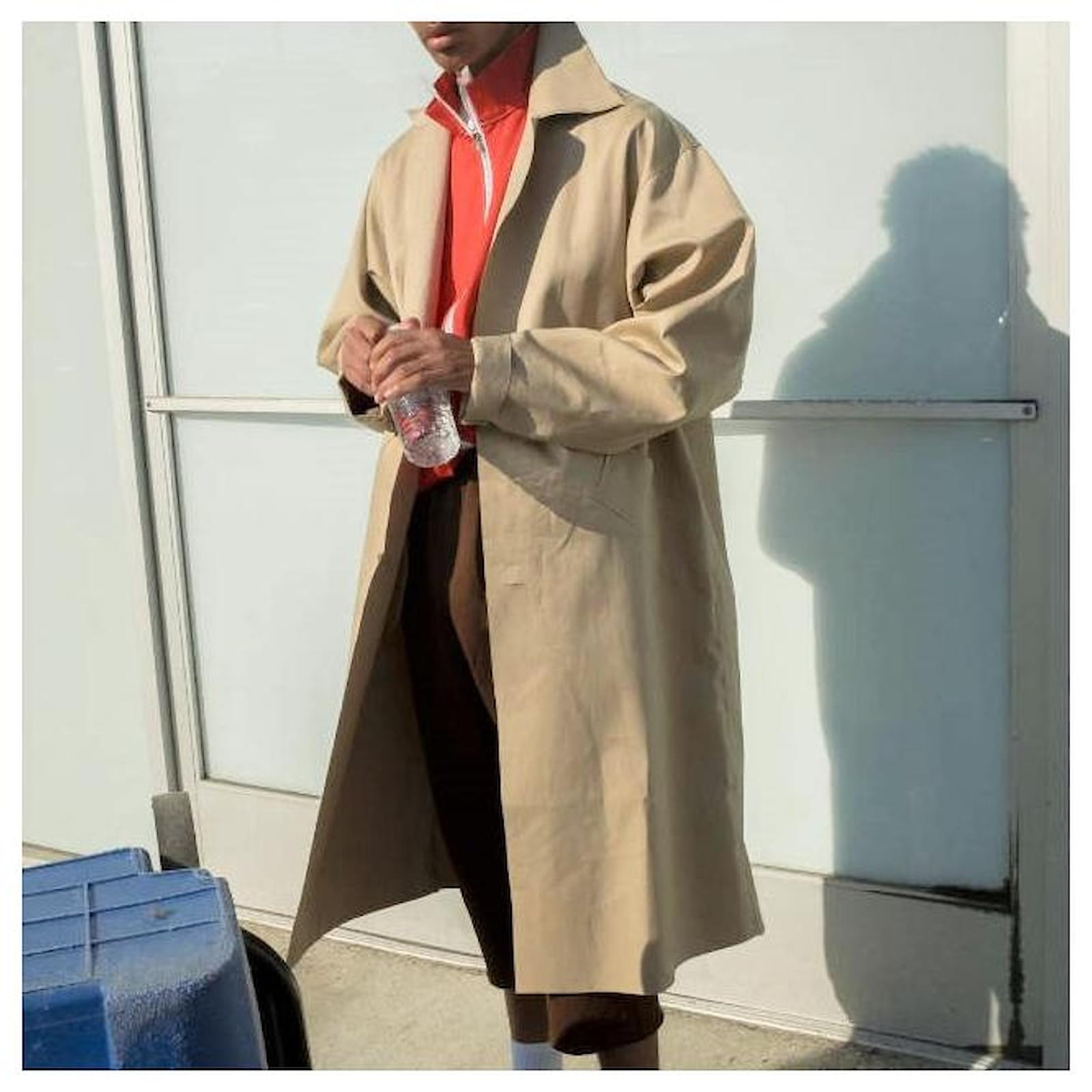 Autre Marque Camiel Fortgens MACKINTOSH TRENCH COAT Cotton Trench