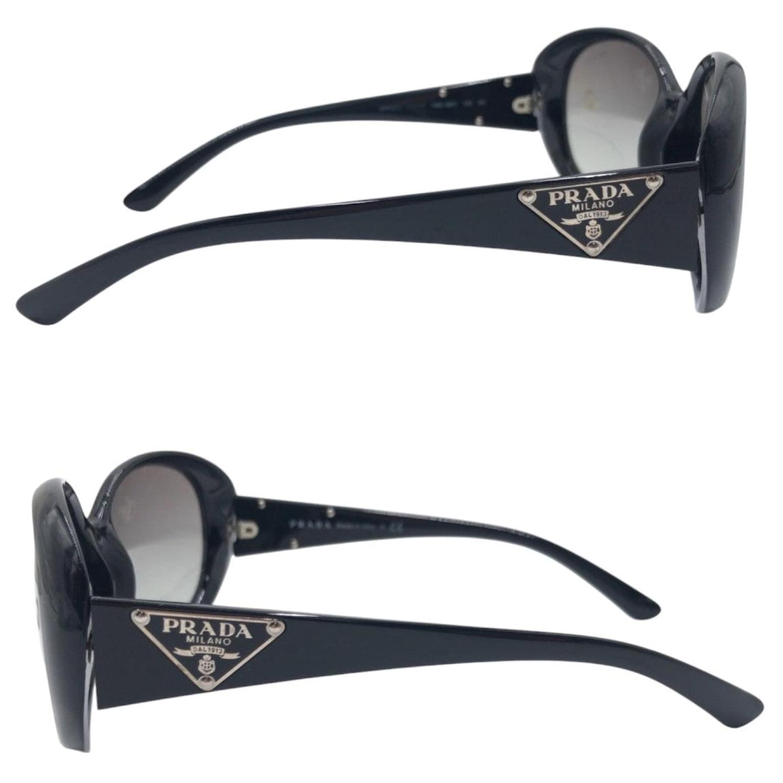 Prada Triangle Logo Plastic Sunglasses SPR27L (Sold) - Joli Closet