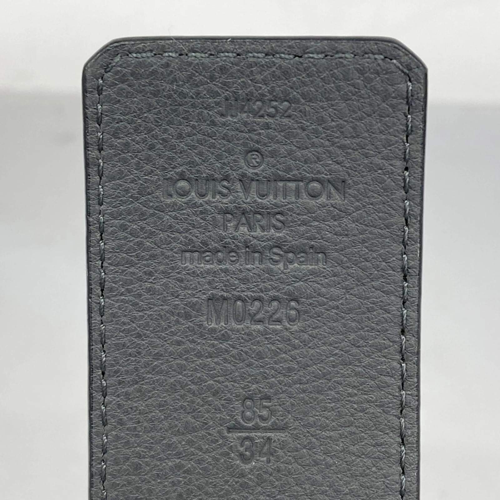 Louis Vuitton Belt Santur LV Optic M0226 Black ref.1942152 - Joli