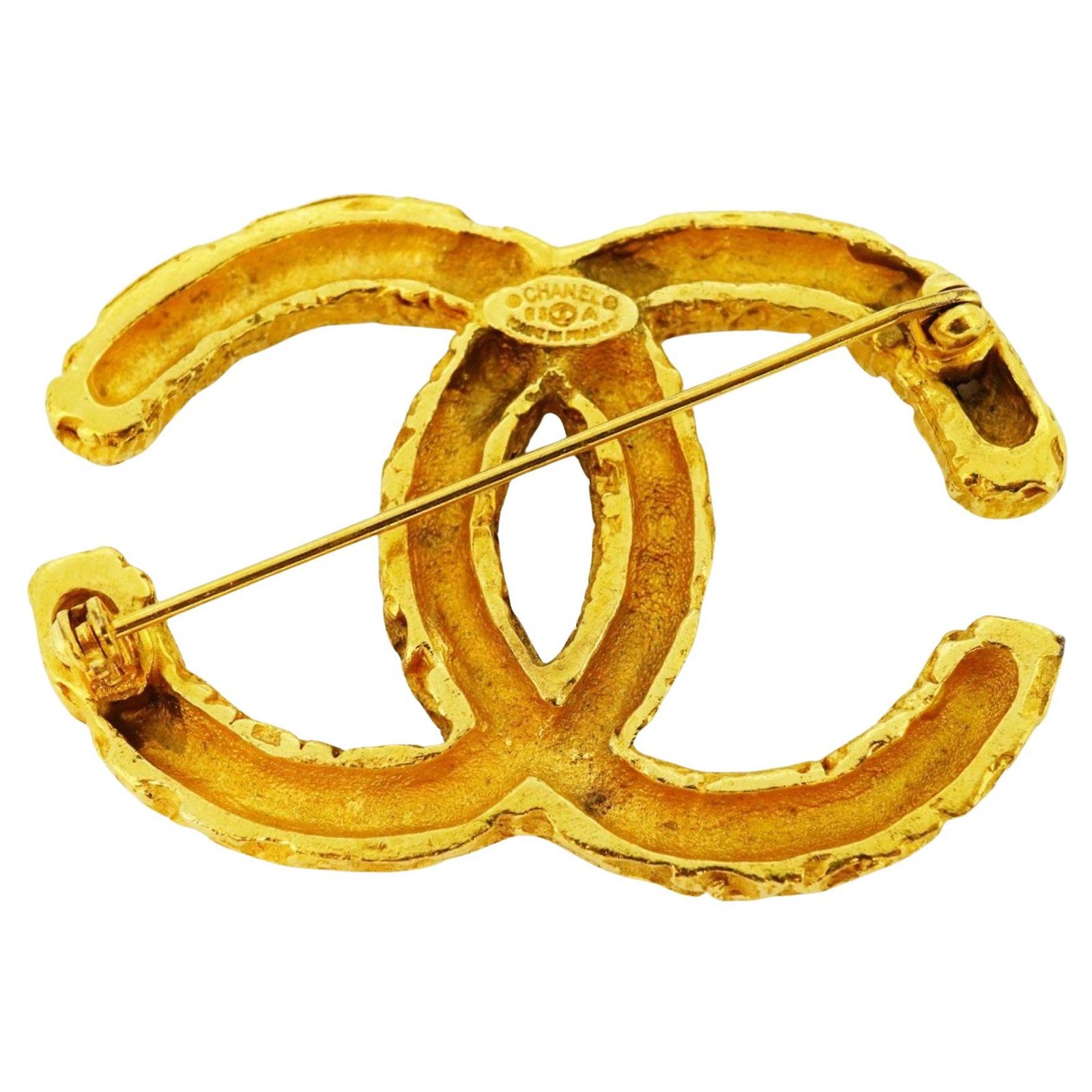 Chanel Logo CC Golden Gold-plated ref.1943182 (Sold) - Joli Closet