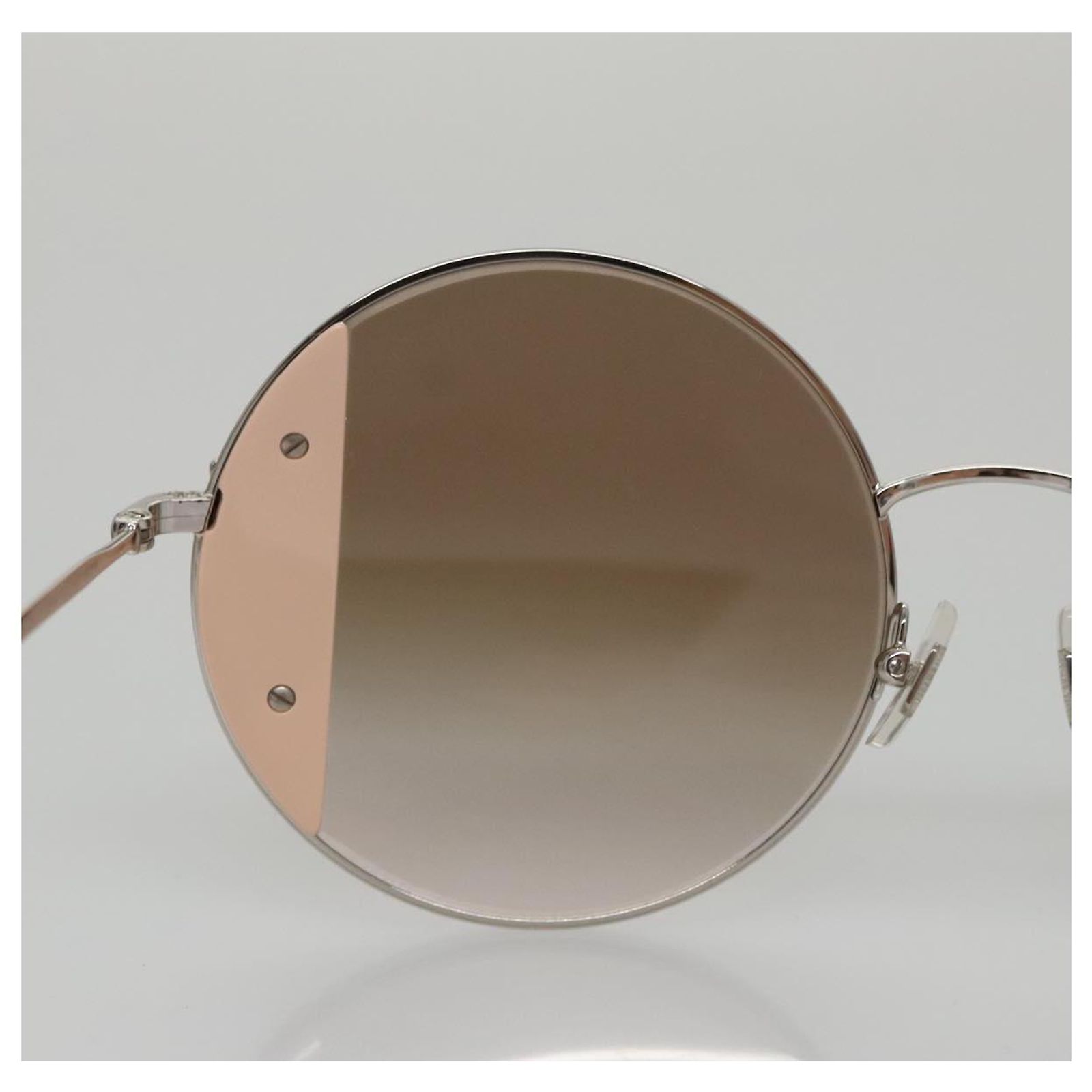 Miu Miu Sunglasses metal Pink Auth am7449 Miu Miu Metal Oval Sunglasses SMUA50 Pink 1779052 – FASHIONPHILE main image 4