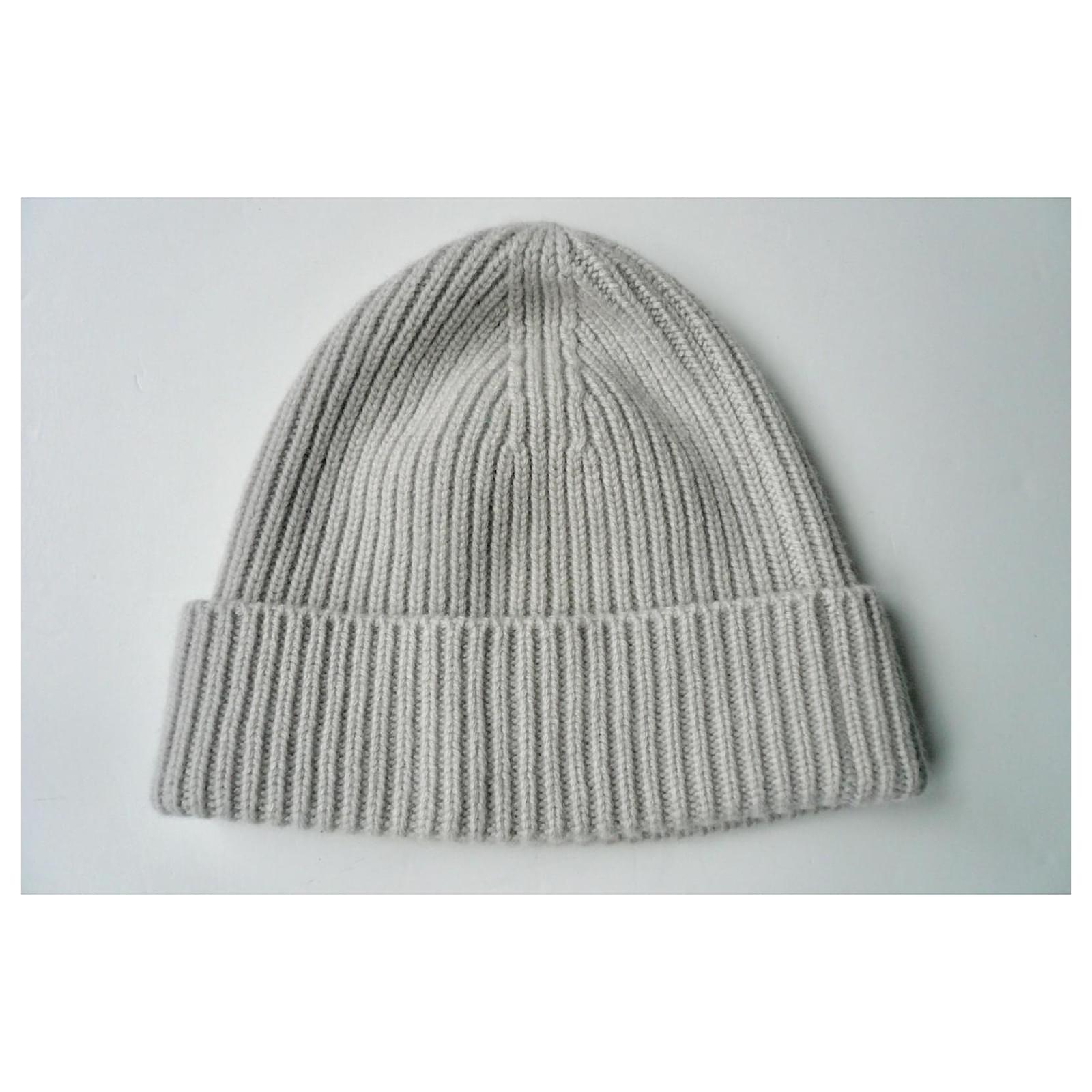 LOUIS VUITTON LV Spark Bonnet greige NEW Cream Cashmere ref