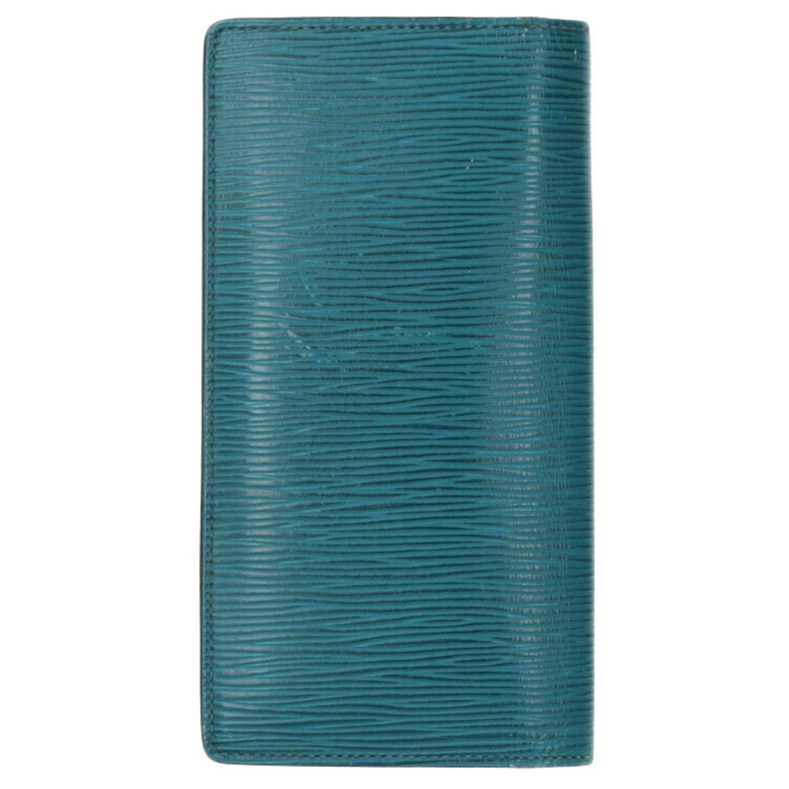 Louis Brazza Louis Vuitton Brazza Blue Leather ref.1953071 - Joli Closet