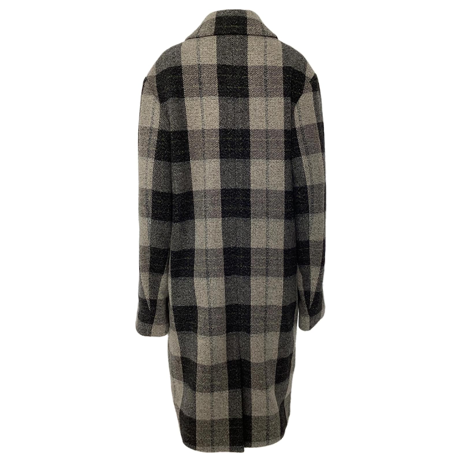 Acne Studios Plaid Print Coat チェック柄 コート 【公式通販】