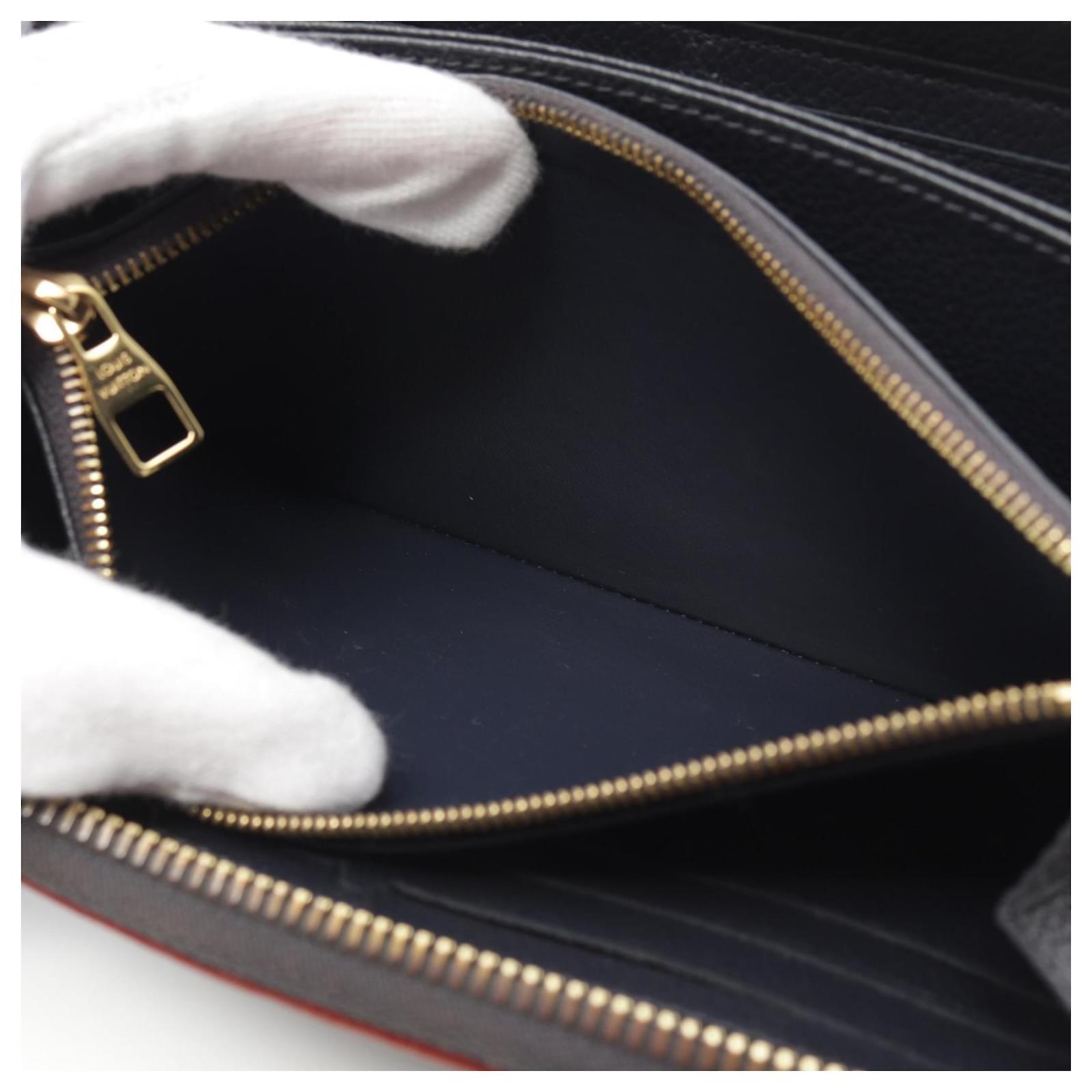 Louis Vuitton Zippy Wallet in Monogram Empreinte Red Navy blue Cloth  ref.1959523